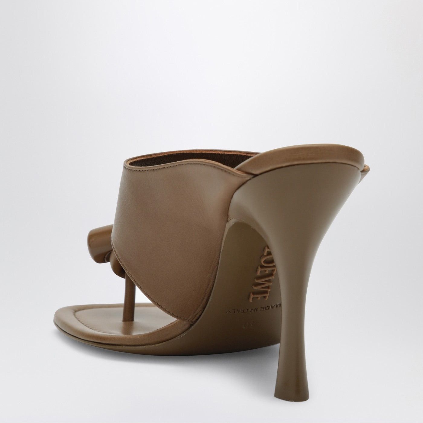 Loewe Loewe Toggle Sandal In Smooth Oak-Colored Calf Leather Size US 9 / IT 39 - 2 Thumbnail