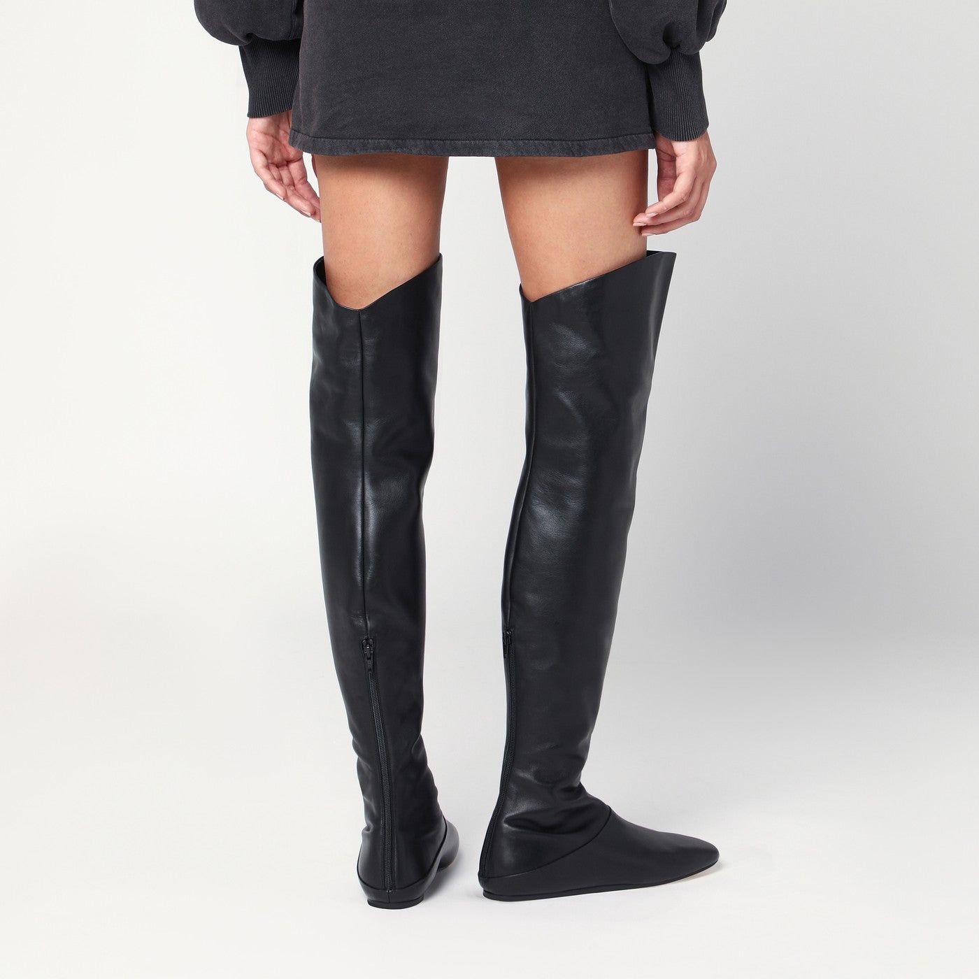 Le Monde Beryl Le Monde Beryl Black Tall Luna Boots Size US 8.5 / IT 38.5 - 2 Thumbnail