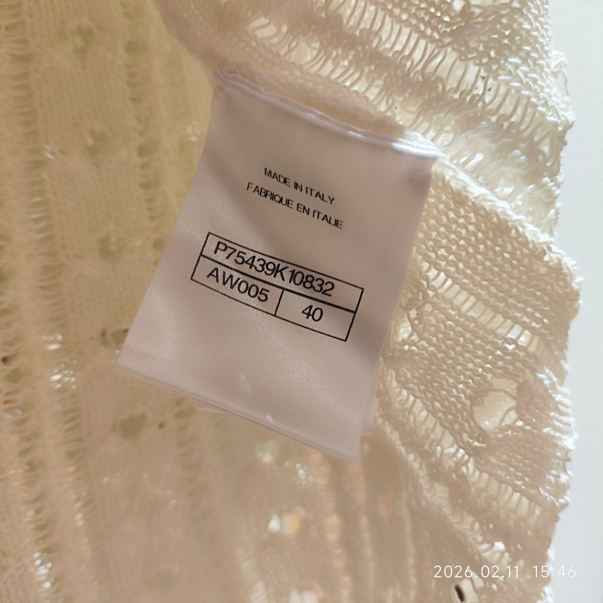 Chanel Chanel White Sweater 23 Women Size XS / US 0-2 / IT 36-38 - 2 Thumbnail