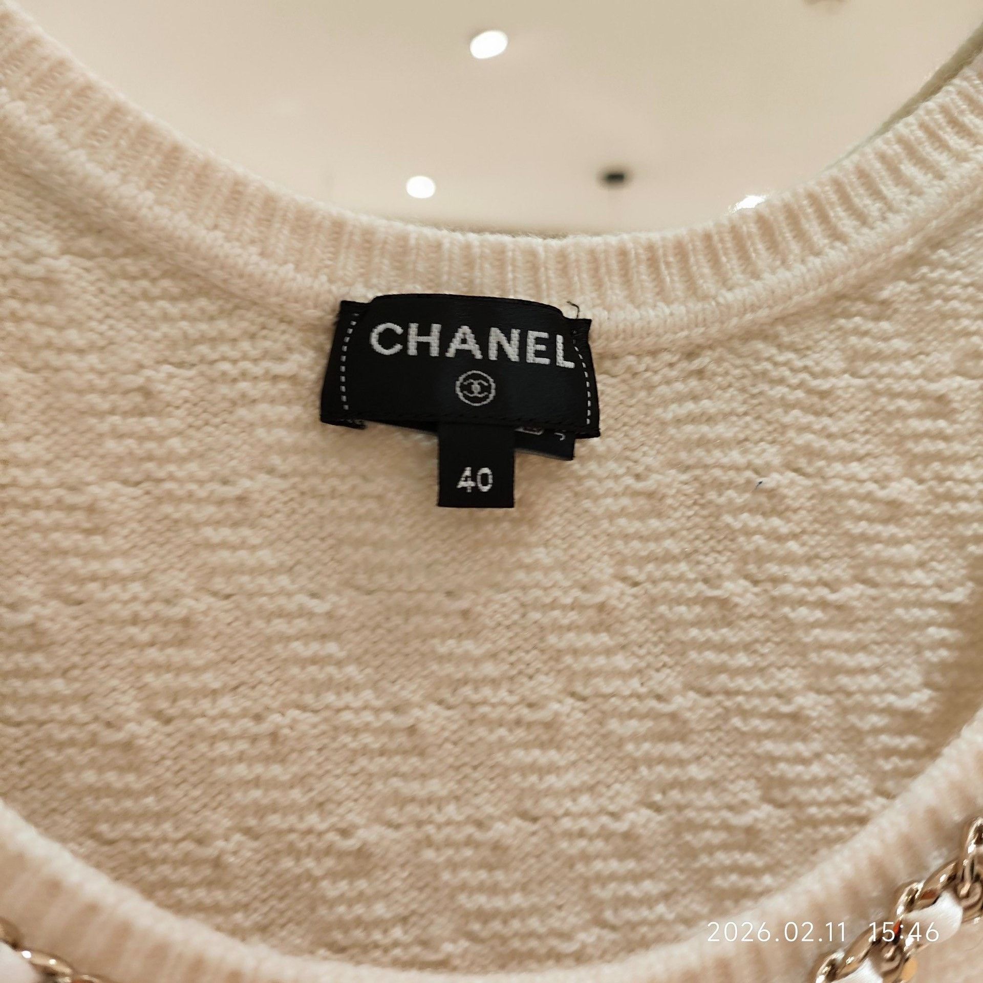 Chanel Chanel White Tank Top 40 Men Size US M / EU 48-50 / 2 - 2 Thumbnail