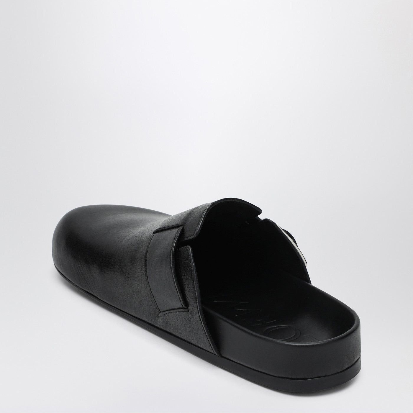 Loewe Loewe Black Leather Sabot Ease Buckle Size US 11 / IT 41 - 2 Thumbnail