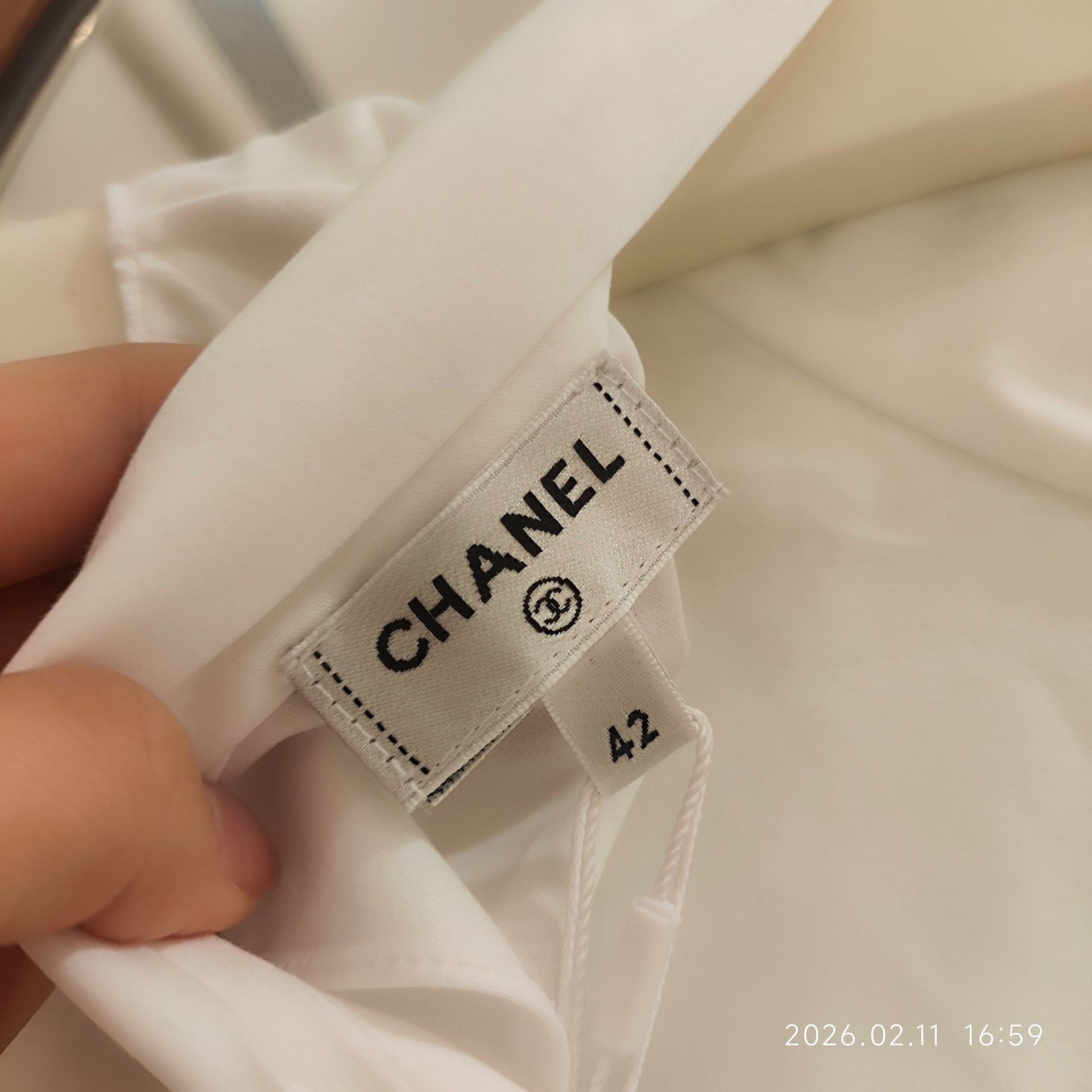 Chanel Chanel White Tank Top 42 Men Size US M / EU 48-50 / 2 - 4 Thumbnail