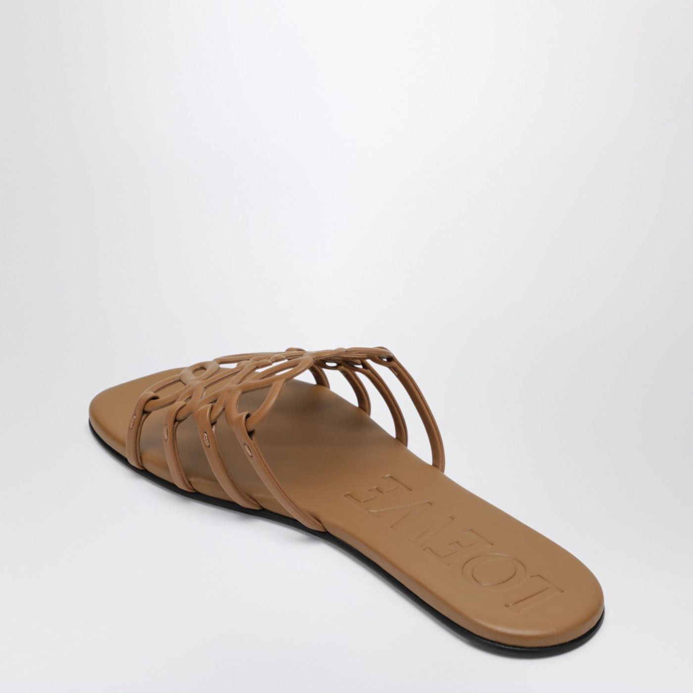 Loewe Loewe Anagram Petal Slides In Camel Leather Size US 7 / IT 37 - 2 Thumbnail