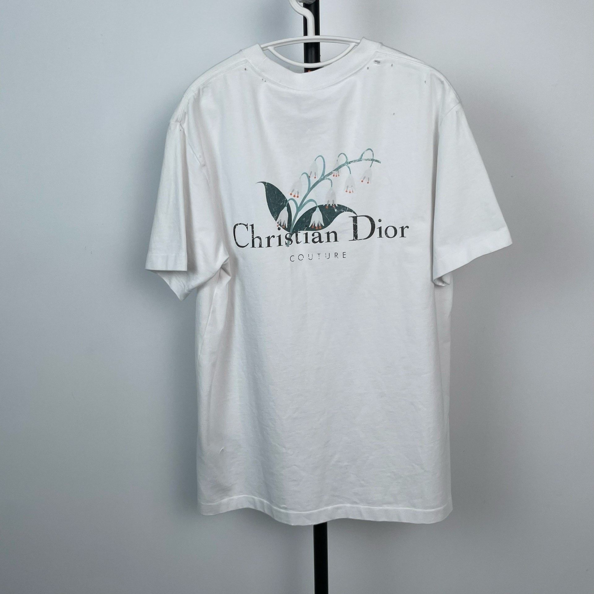 Dior Dior Distressed T-Shirt M Men Size US M / EU 48-50 / 2 - 2 Thumbnail