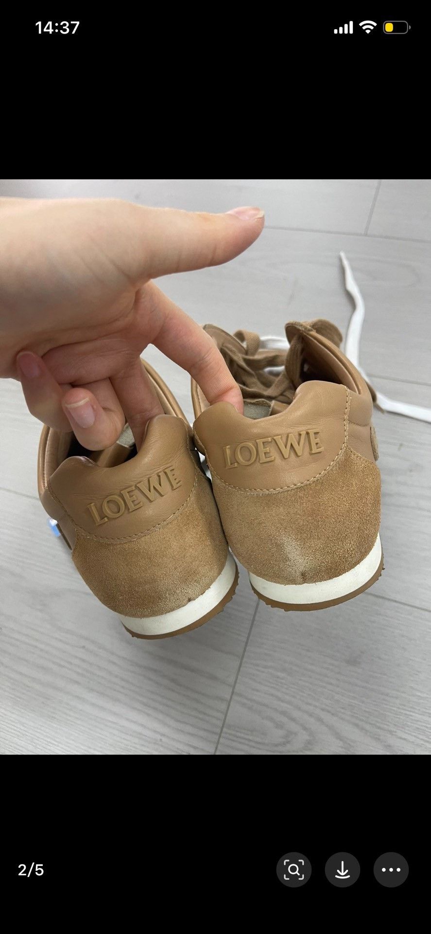 Loewe Loewe Brown Lowtop Sneakers 41 Men Size US 8.5 / EU 41-42 - 2 Thumbnail