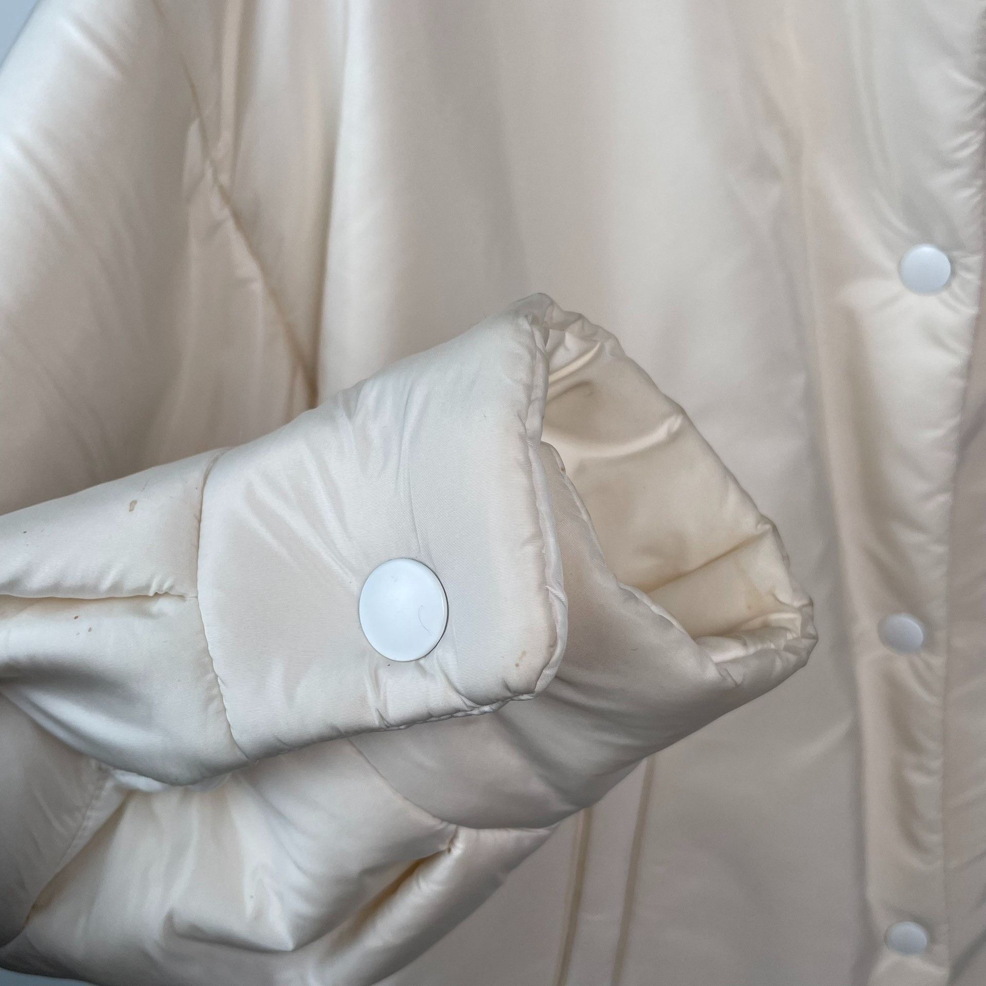 Prada Prada Nylon Cotton White Heavy Coat 36 Men Size US S / EU 44-46 / 1 - 6 Thumbnail