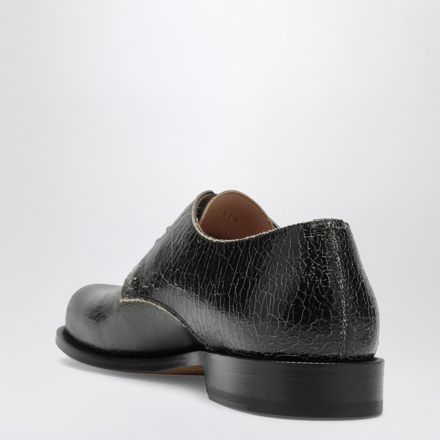 Loewe Loewe Campo Derby In Black Crackled Calfskin Size US 7 / EU 40 - 2 Thumbnail