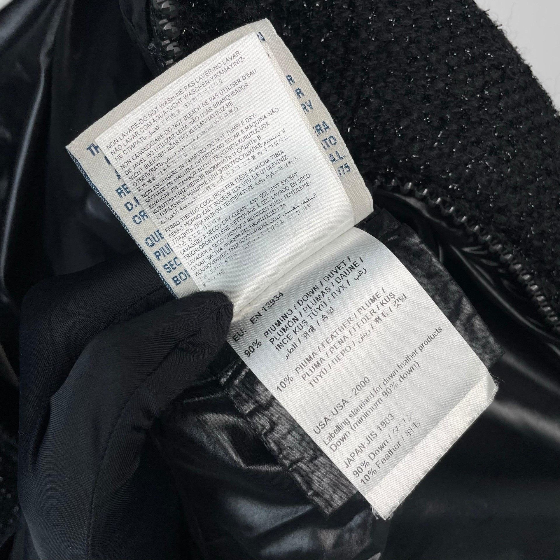 Moncler Moncler Black Heavy Coat 2XL Men Size US XS / EU 42 / 0 - 8 Thumbnail