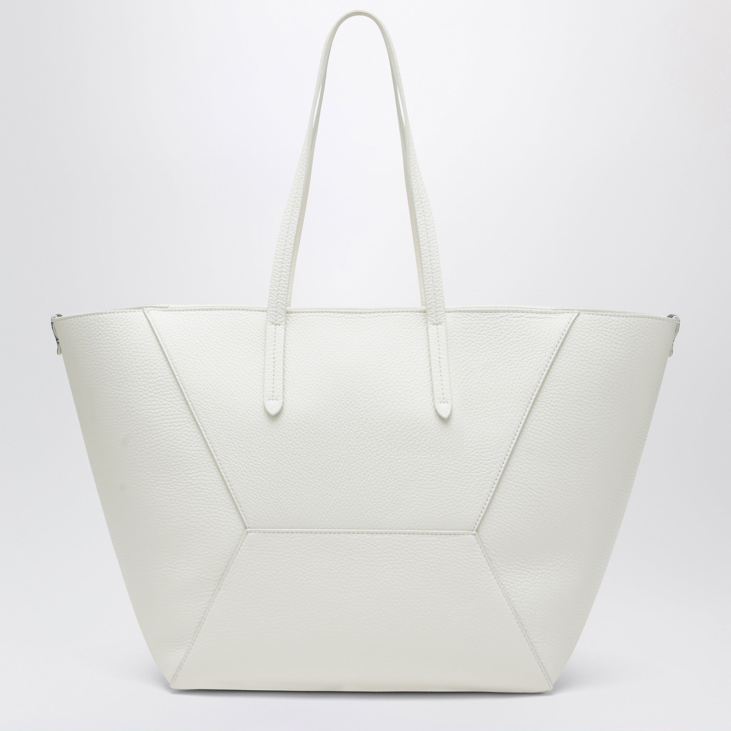 Brunello Cucinelli Brunello Cucinelli Bc Duo Bag In Ivory Leather Size ONE SIZE - 2 Thumbnail