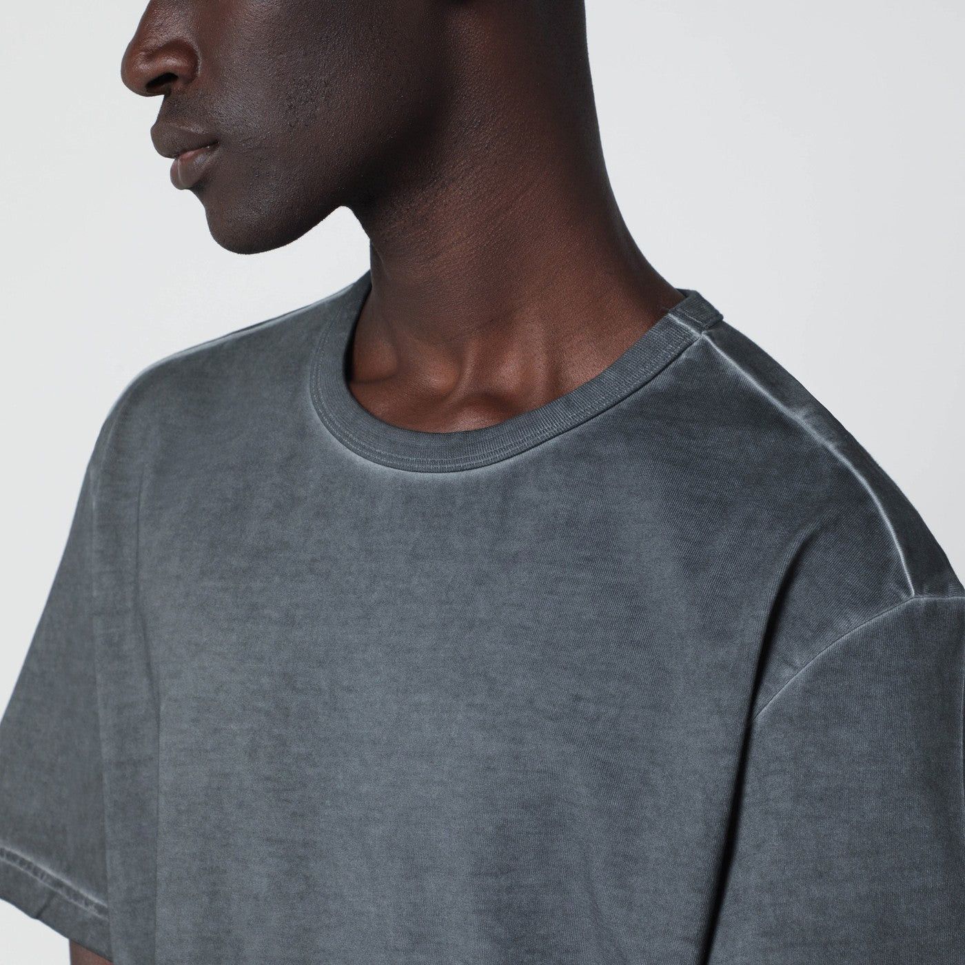 Sefr Sefr Mauro Black Washed-Effect T-Shirt In Organic Cotton Size US L / EU 52-54 / 3 - 2 Thumbnail