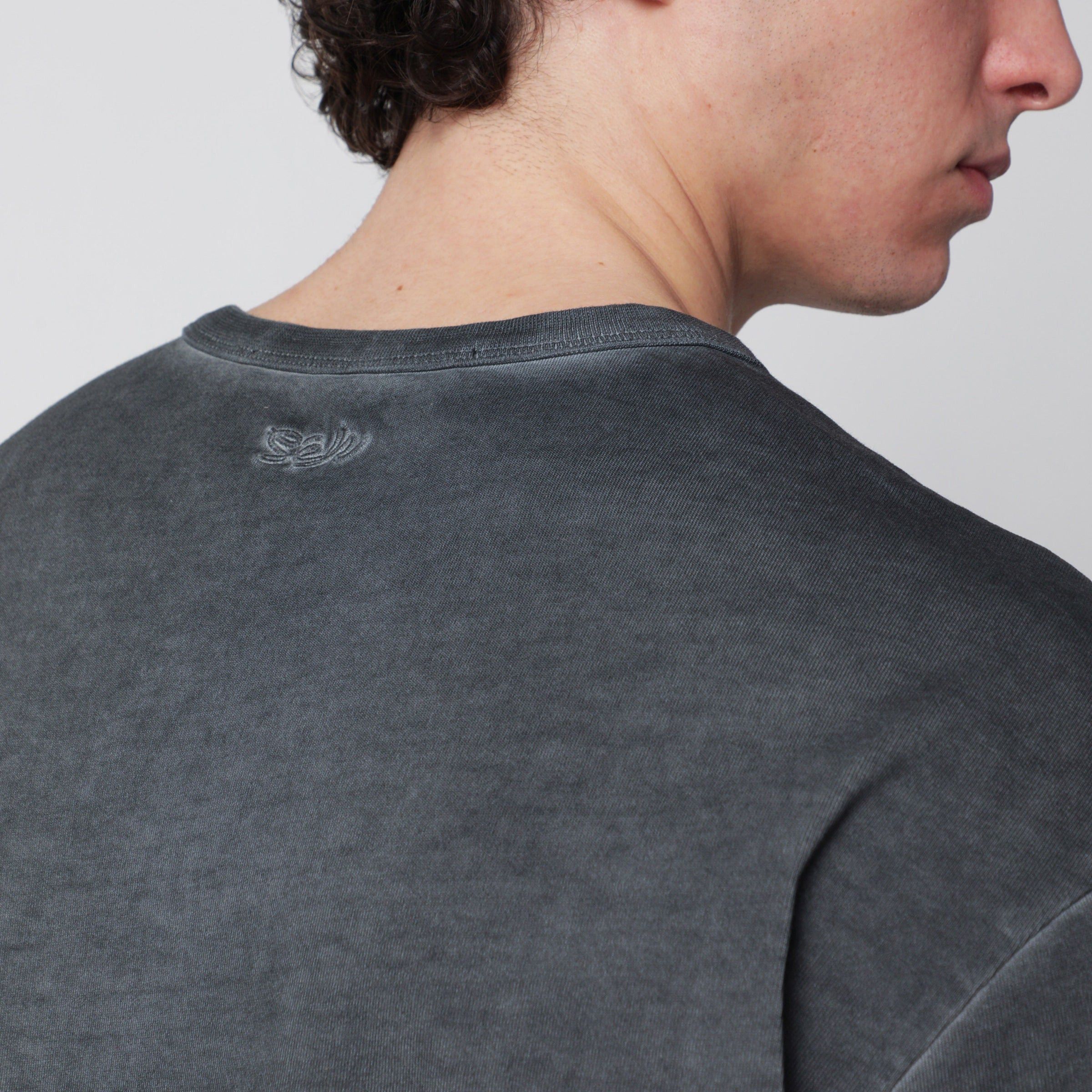 Sefr Sefr Mauro Black Washed-Effect T-Shirt In Organic Cotton Size US S / EU 44-46 / 1 - 2 Thumbnail