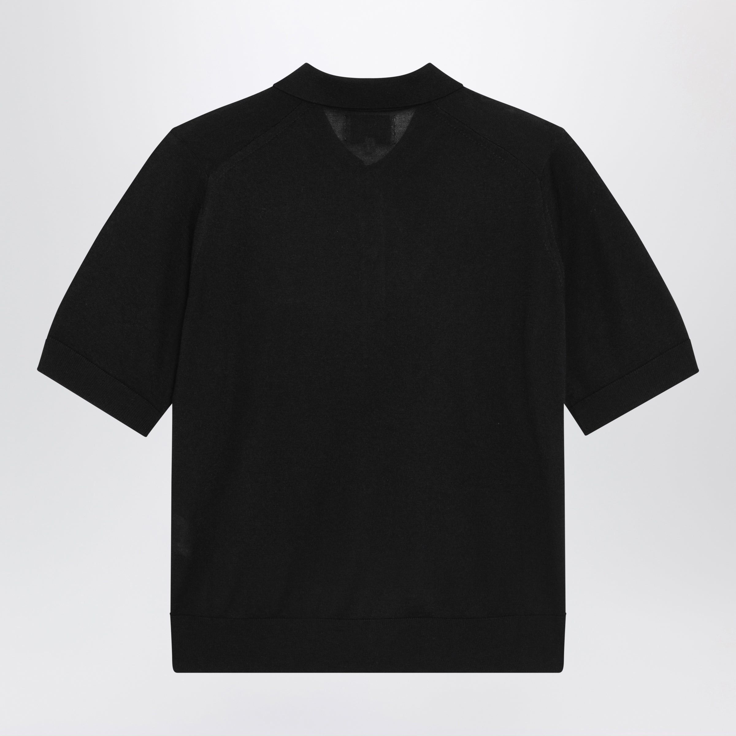Loulou de Saison Loulou De Saison Black Migo Fluid Cashmere Polo Size L / US 10 / IT 46 - 2 Thumbnail