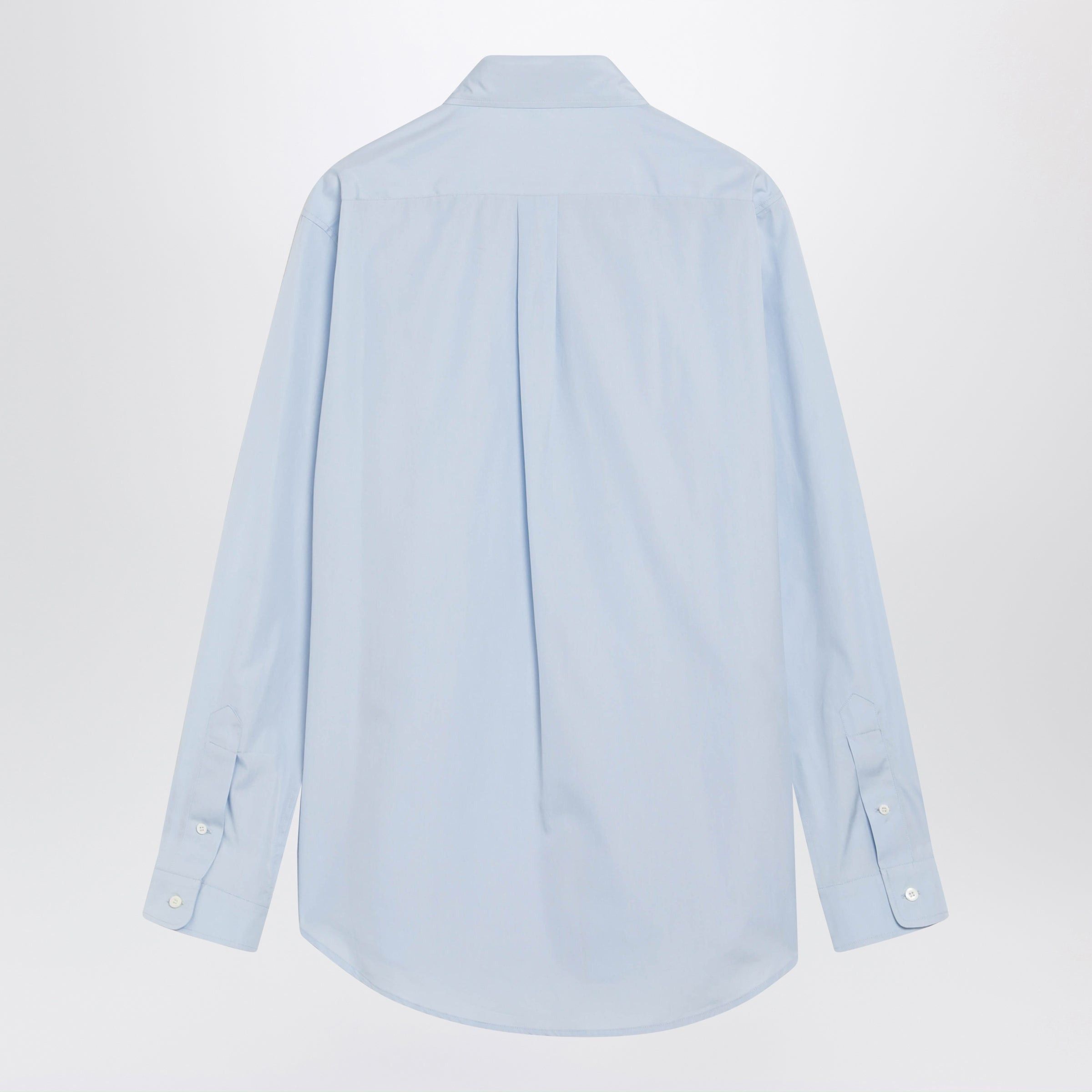 Miu Miu Miu Miu Light Blue Poplin Shirt Size M / US 6-8 / IT 42-44 - 2 Thumbnail