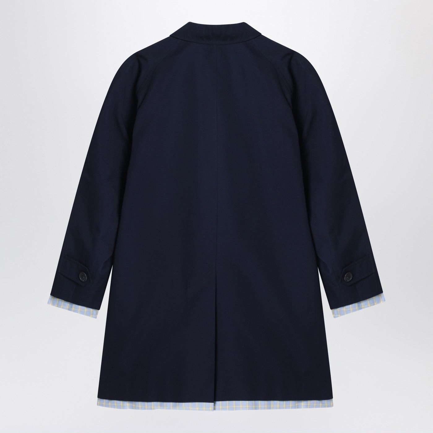 Miu Miu Miu Miu Blue Cotton Overcoat Size M / US 6-8 / IT 42-44 - 2 Thumbnail