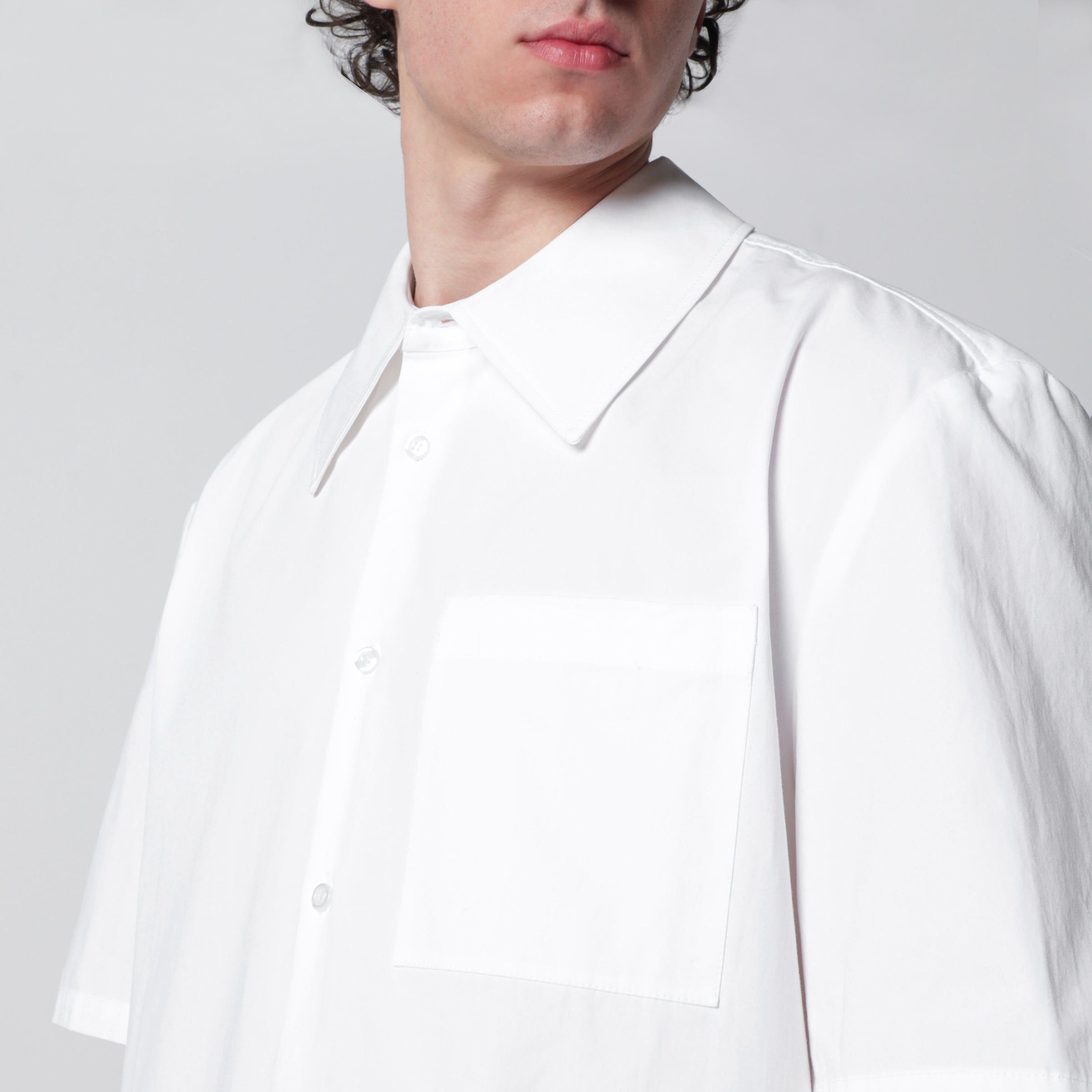 Sefr Sefr Waylon White Cotton Poplin Shirt Size US L / EU 52-54 / 3 - 2 Thumbnail