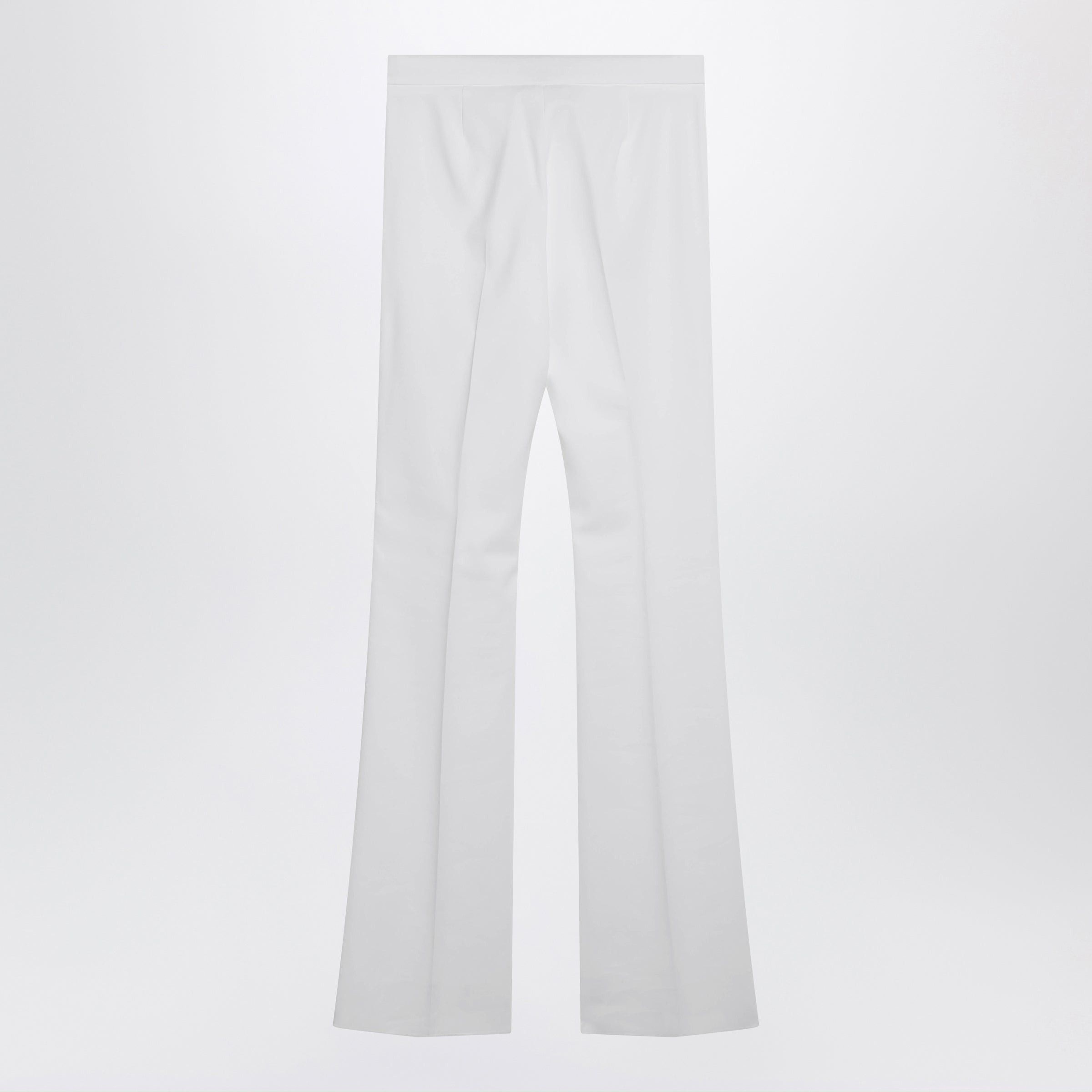 Max Mara Max Mara Optical White Slim Trousers In Crãªpe Canvas Size 26" / US 2 / IT 38 - 2 Thumbnail