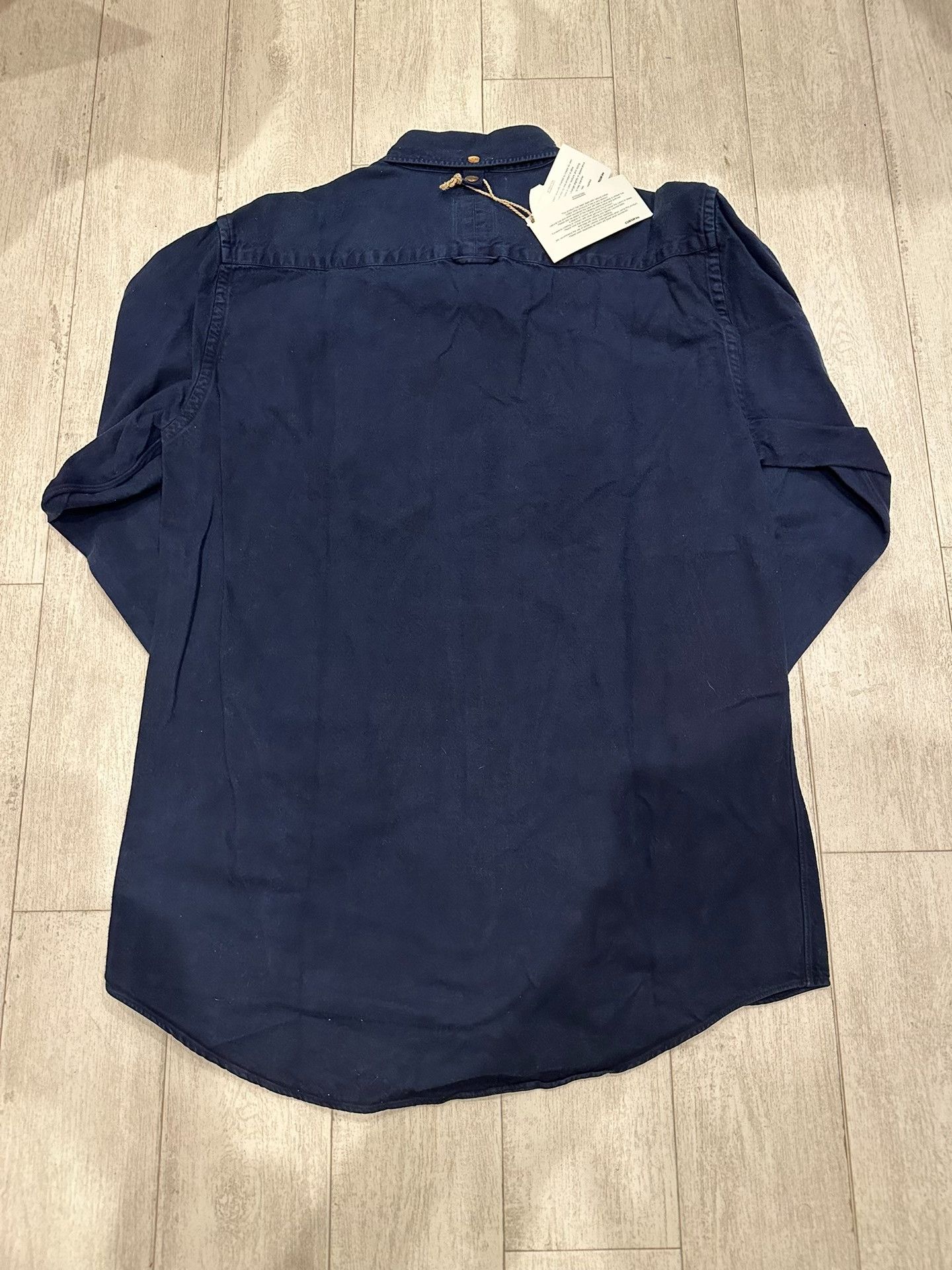 Visvim visvim Dark Blue Wooden Button Shirt Size US S / EU 44-46 / 1 - 5 Thumbnail