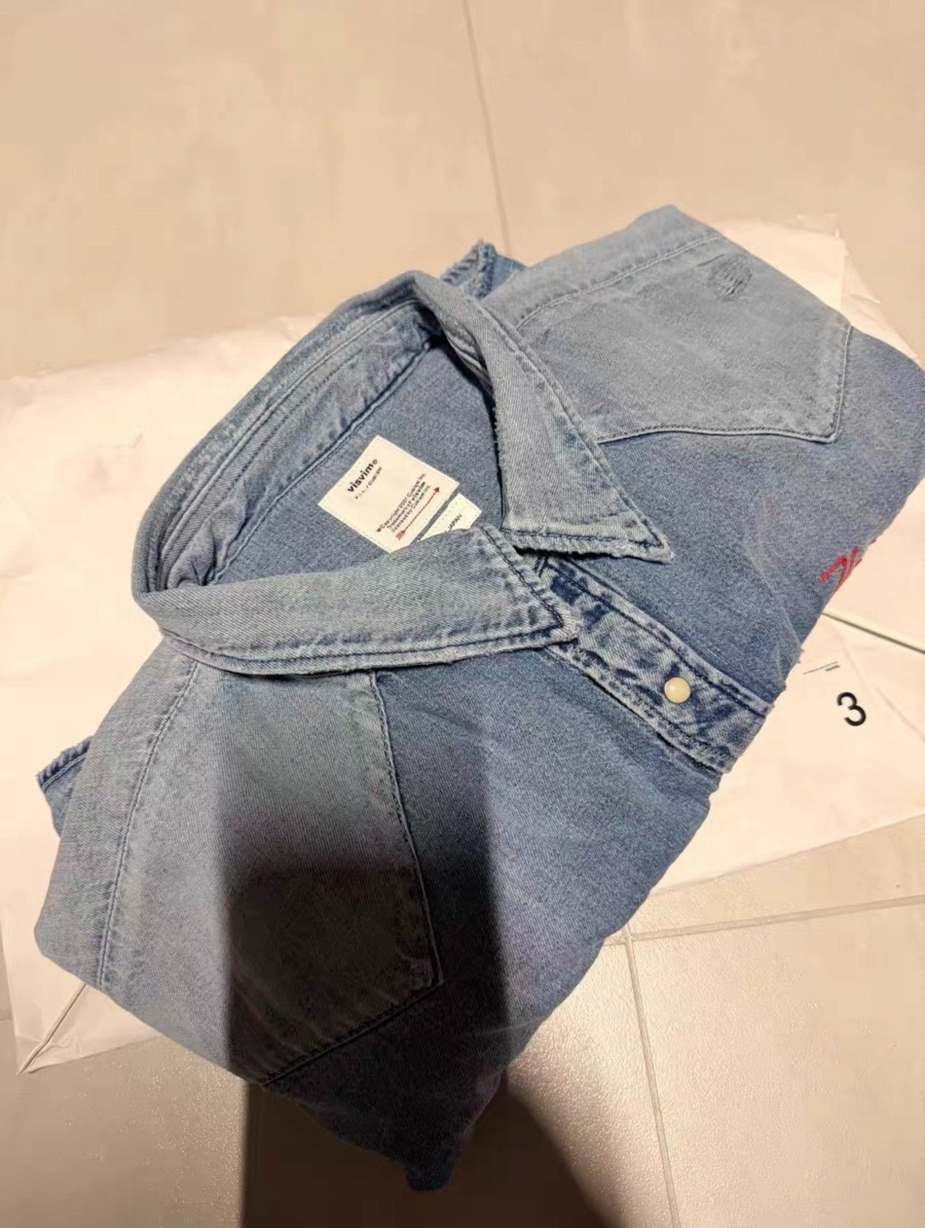 Visvim visvim Social Sculpture Crash Denim Shirt Size US L / EU 52-54 / 3 - 7 Thumbnail