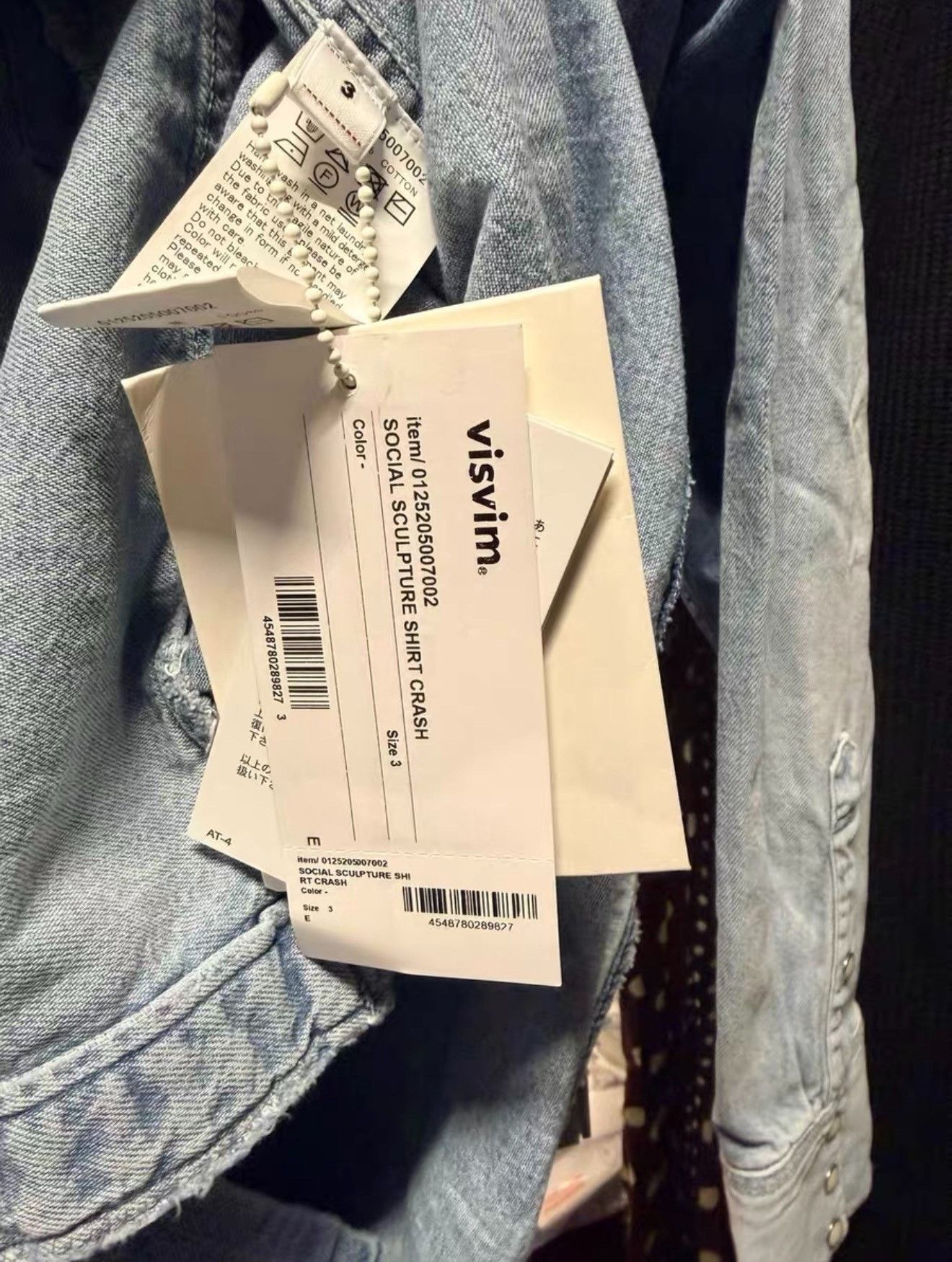 Visvim visvim Social Sculpture Crash Denim Shirt Size US L / EU 52-54 / 3 - 6 Thumbnail