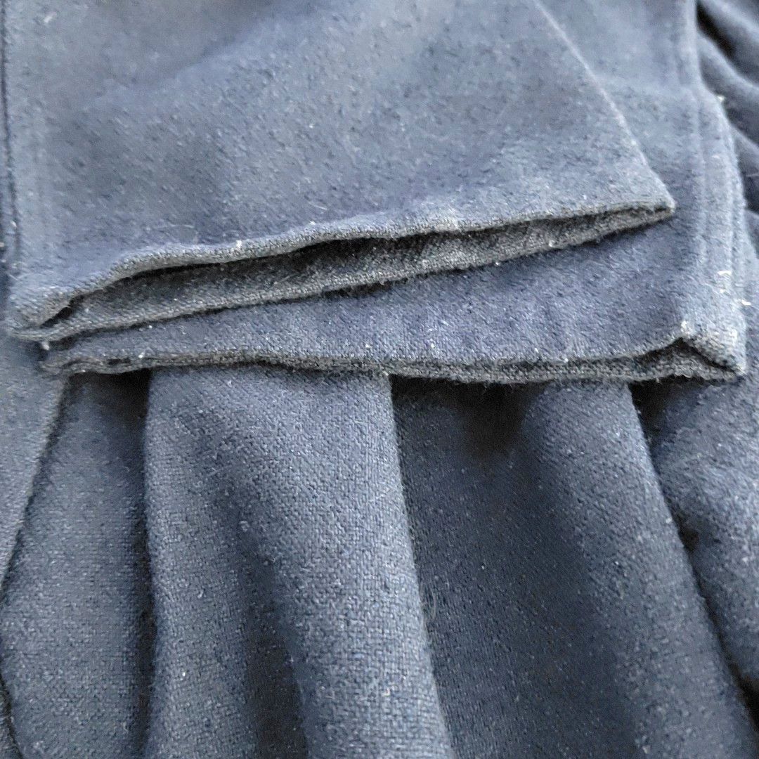 Visvim VisVim Women's Dark Blue Silk Long-Sleeve Dress Size L / US 10 / IT 46 - 5 Thumbnail