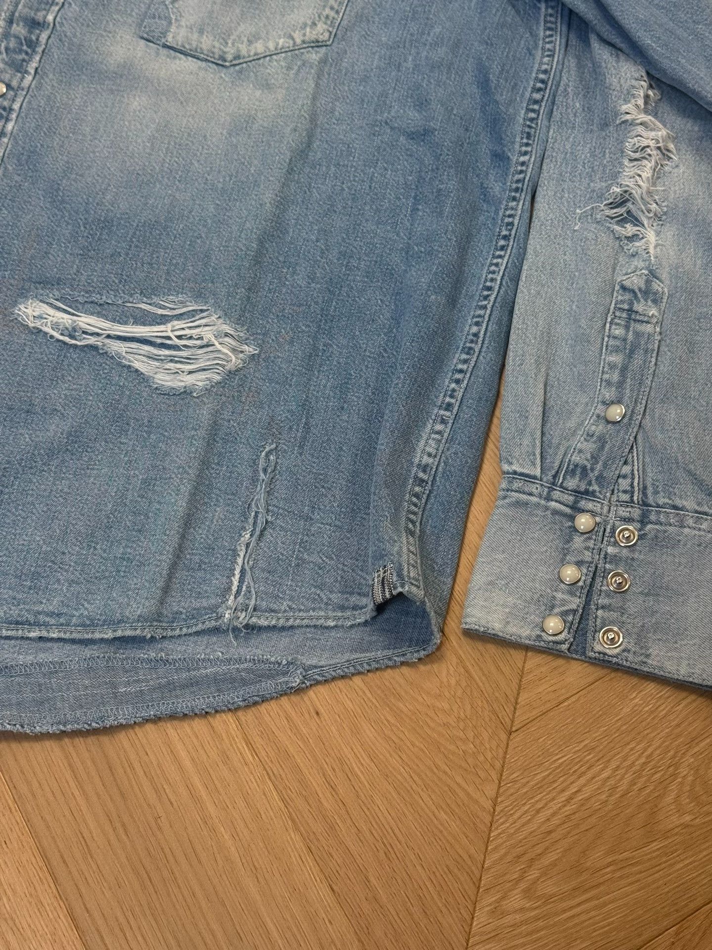 Visvim Visvim 24SS Social Sculpture Denim Shirt Size US L / EU 52-54 / 3 - 3 Thumbnail