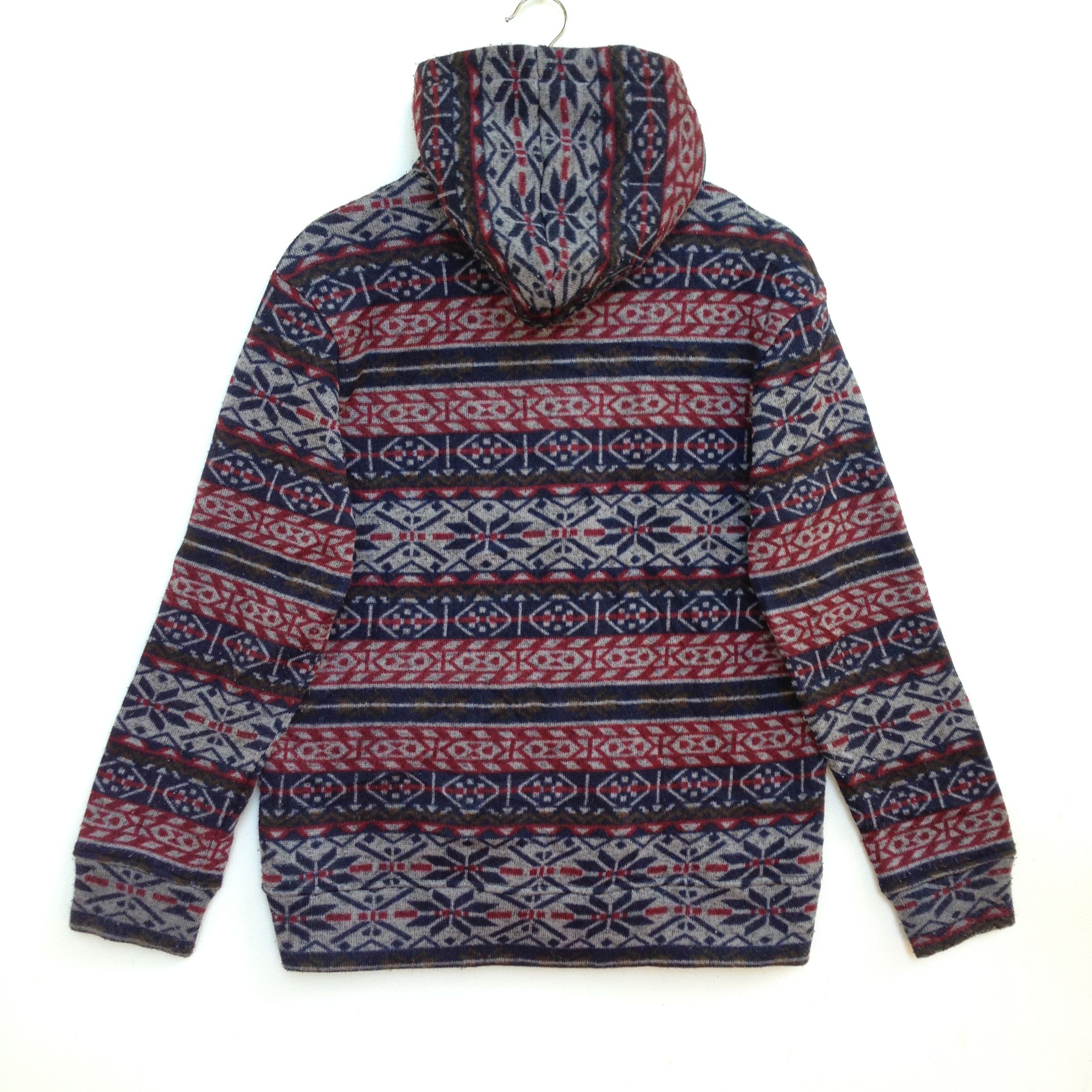 Japanese Brand Paisley Design Hooded Sweatshirt Size US M / EU 48-50 / 2 - 3 Thumbnail