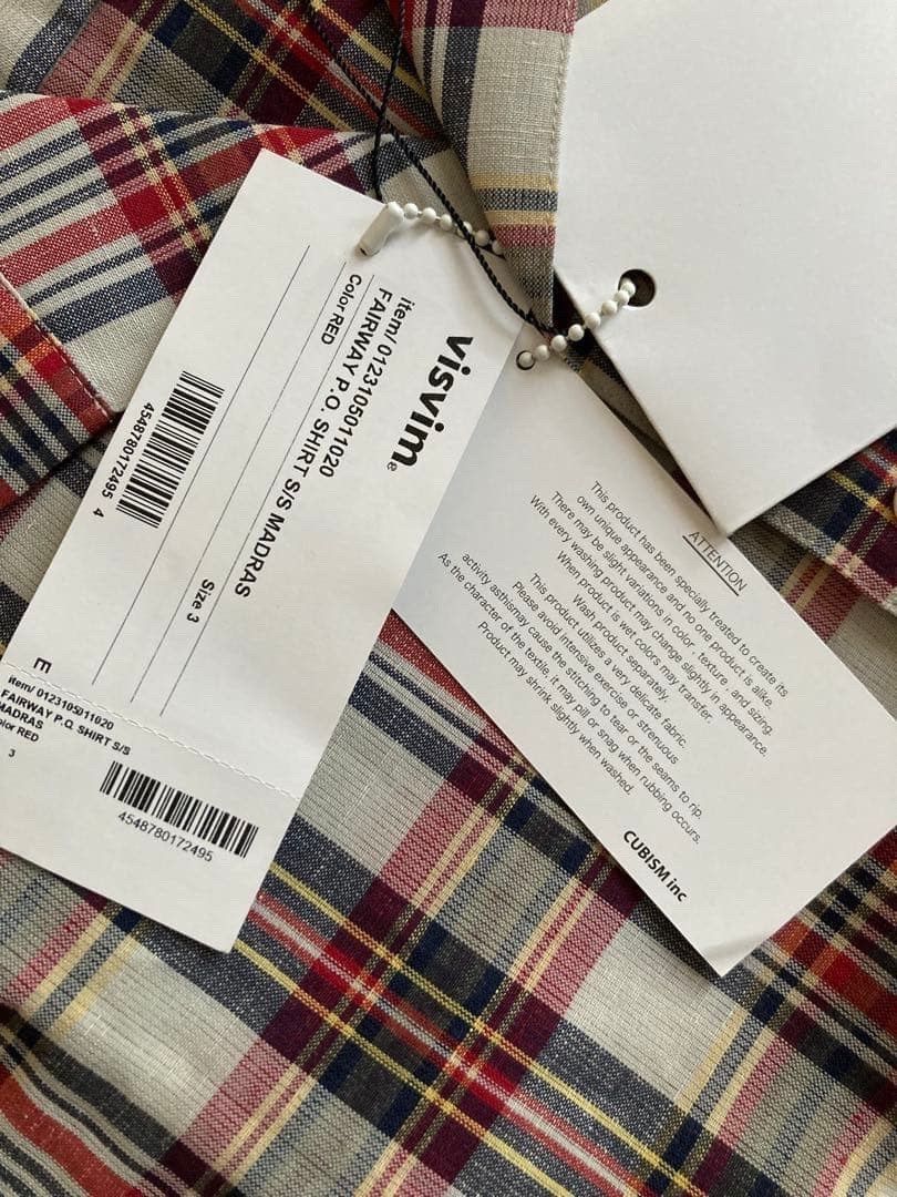 Visvim VISVIM Plaid Short-Sleeve Shirt Size US L / EU 52-54 / 3 - 5 Thumbnail