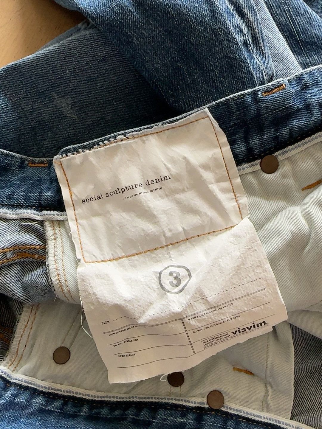 Visvim visvim dry10 blue denim jeans Size US 27 - 3 Thumbnail