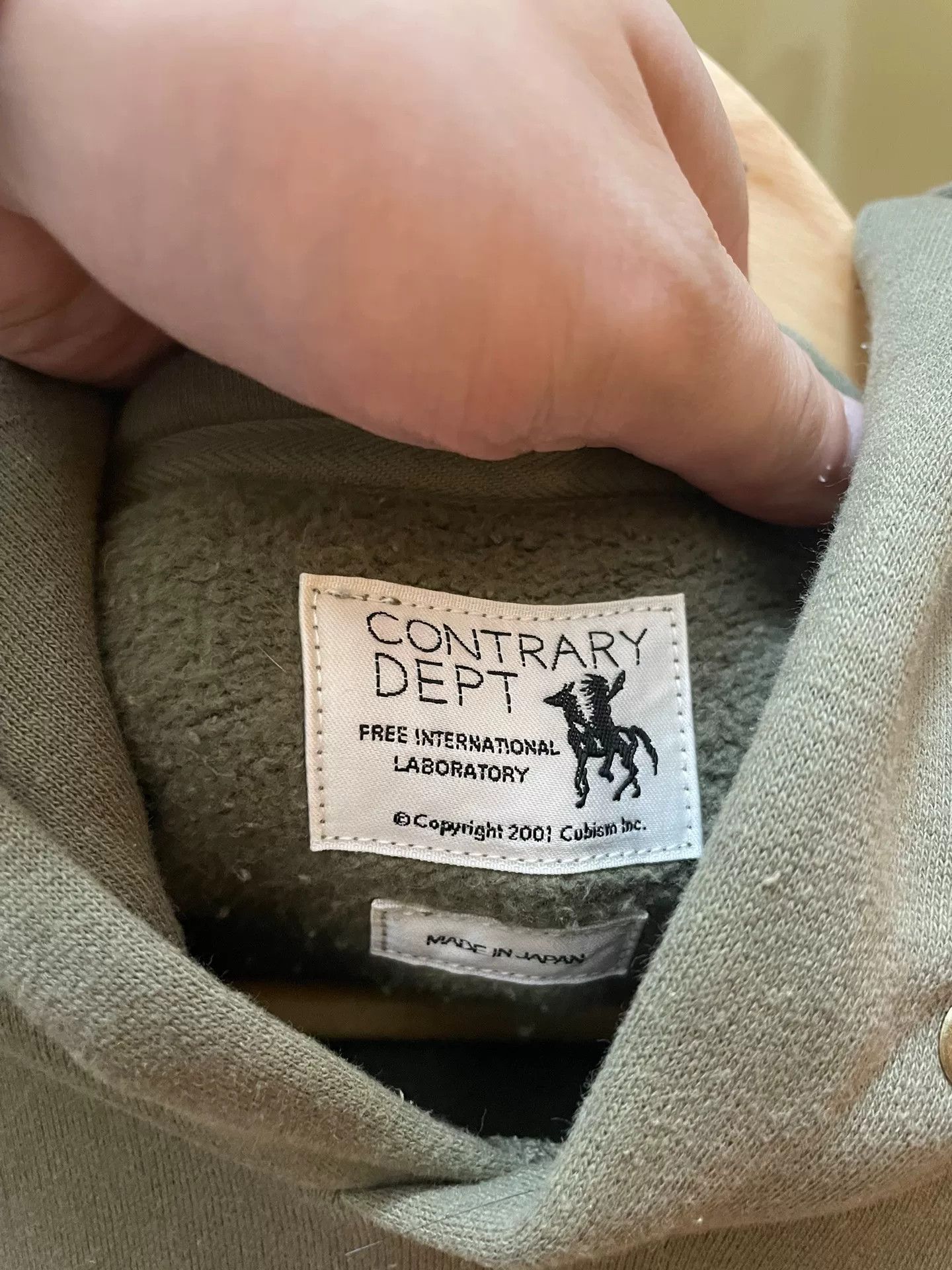 Visvim Visvim 2019 Contrary Dept Jumbo Hoodie Size US L / EU 52-54 / 3 - 5 Thumbnail