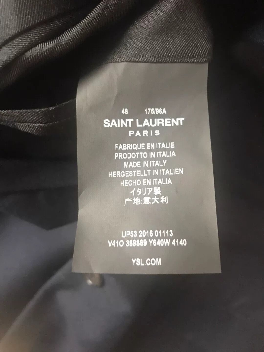Saint Laurent Paris Saint Laurent Paris Classic Blazer Size US M / EU 48-50 / 2 - 2 Thumbnail
