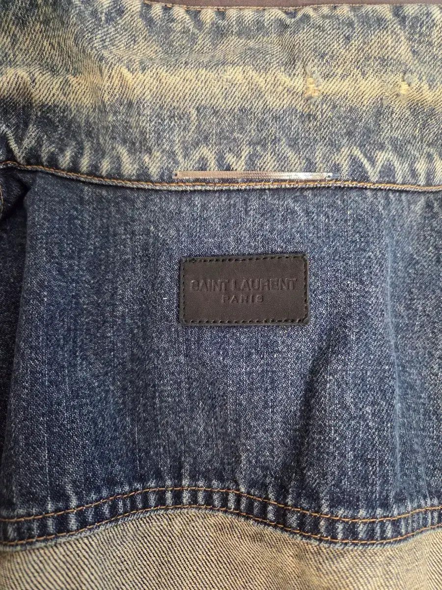 Saint Laurent Paris Saint Laurent Light Blue Denim Jacket Size US XL / EU 56 / 4 - 3 Thumbnail