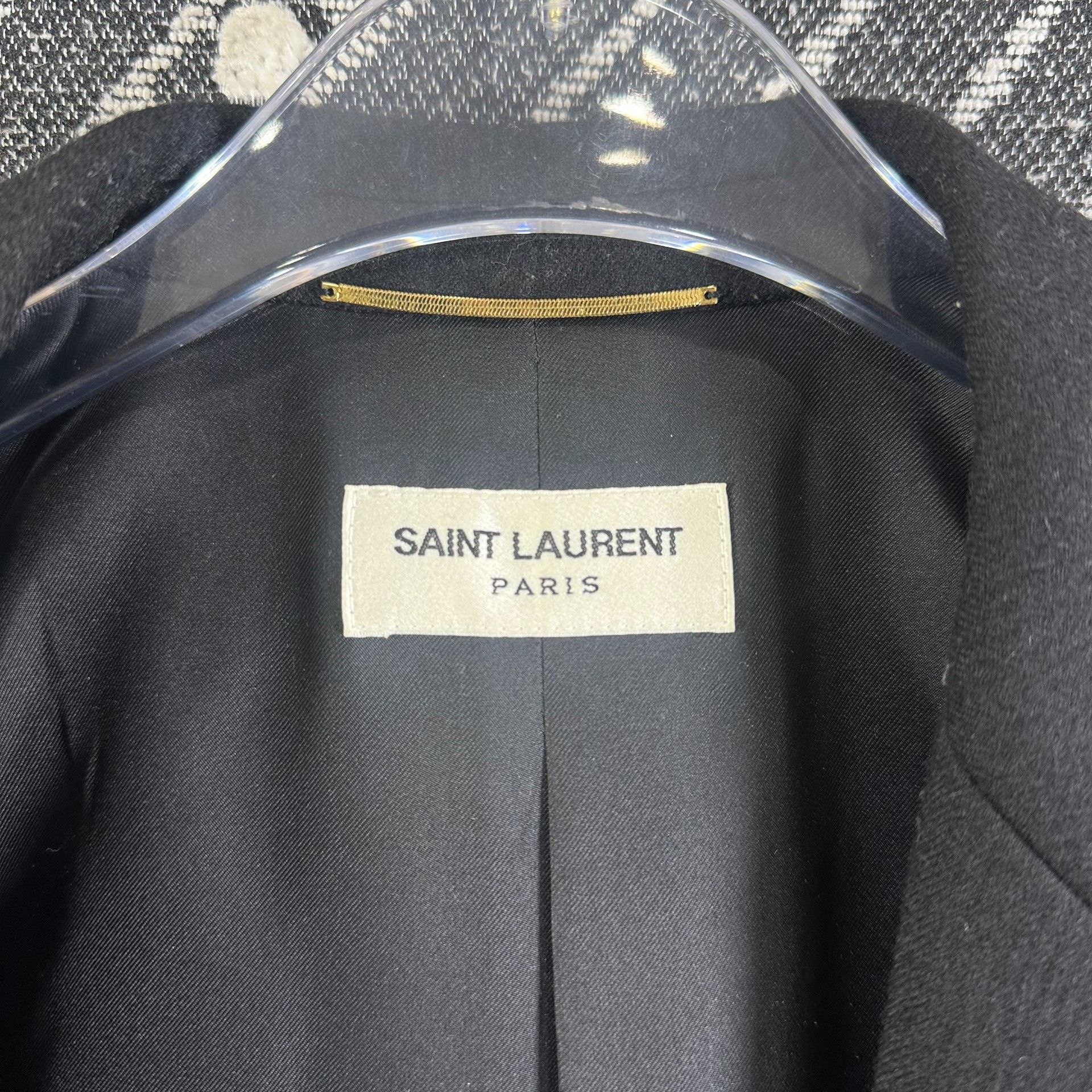 Saint Laurent Paris Saint Laurent Black Anchor Embroidered Blazer Size XS / US 0-2 / IT 36-38 - 3 Thumbnail