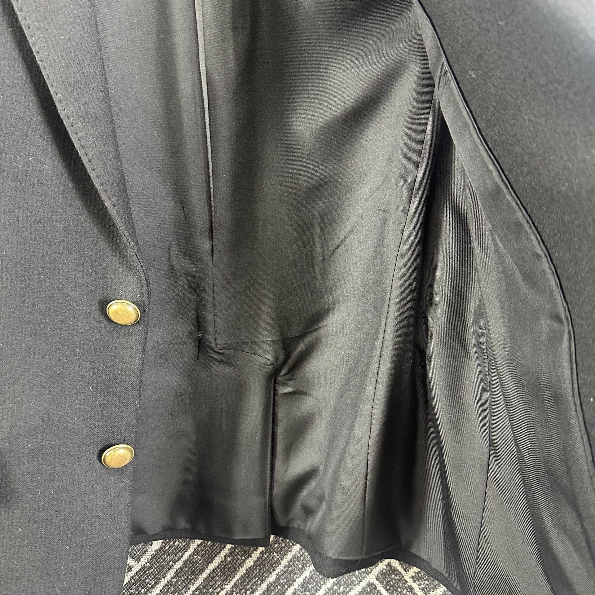 Saint Laurent Paris Saint Laurent Black Anchor Embroidered Blazer Size XS / US 0-2 / IT 36-38 - 8 Thumbnail