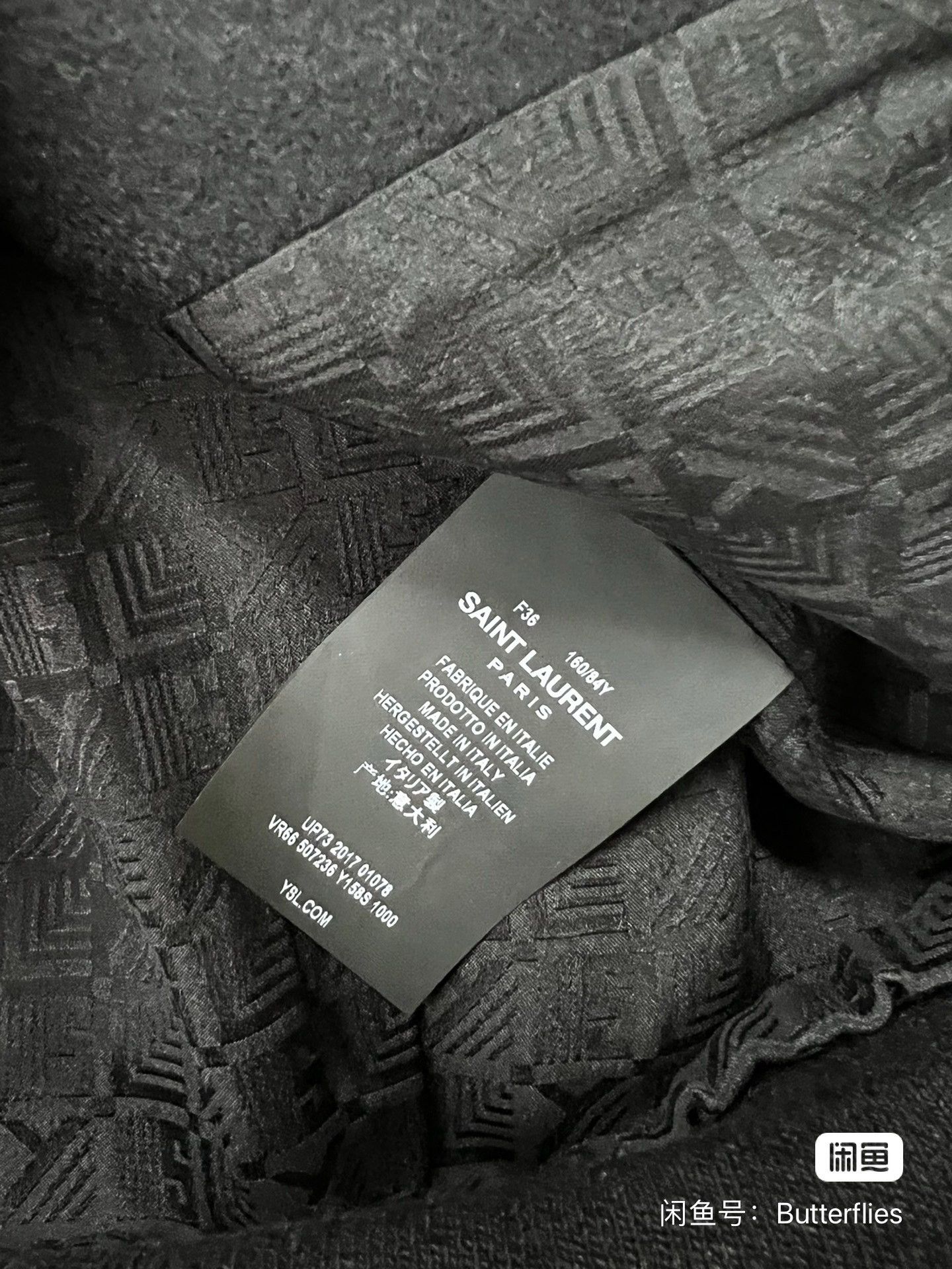 Saint Laurent Paris Saint Laurent Black Wool Jacket Size XS / US 0-2 / IT 36-38 - 7 Thumbnail