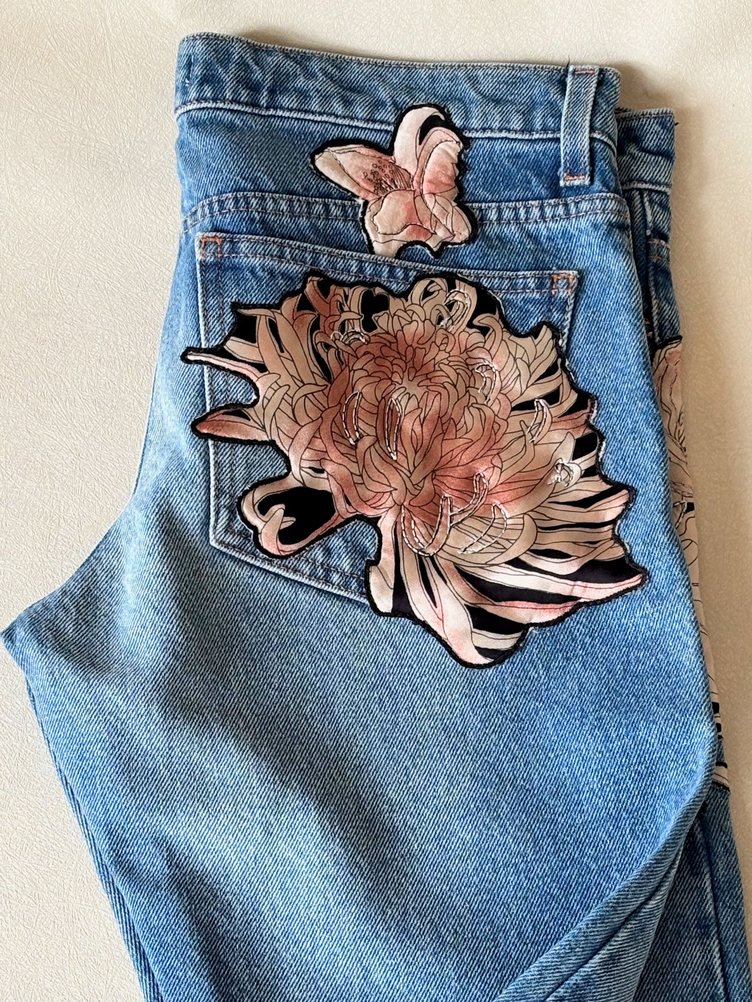 Chloe CHLOÉ Jean brodé 2003 Size 27" / US 4 / IT 40 - 8 Thumbnail