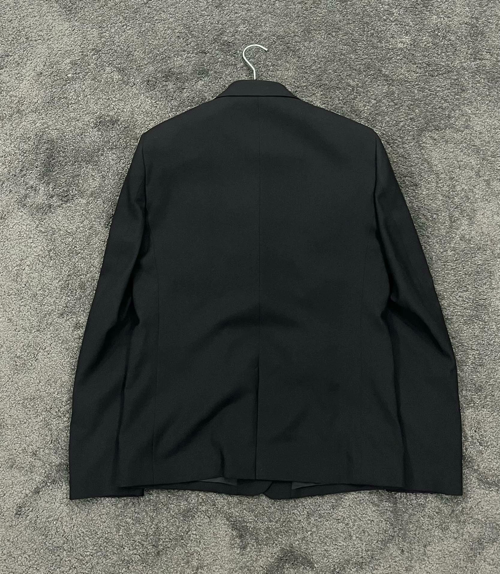 Saint Laurent Paris Saint Laurent Men's Black Wool Blazer Size US M / EU 48-50 / 2 - 3 Thumbnail