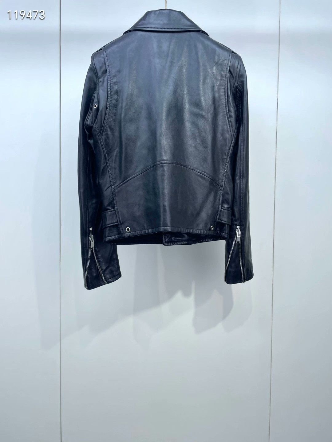 Saint Laurent Paris YSL Saint Laurent Black Biker Leather Jacket Size XS / US 0-2 / IT 36-38 - 2 Thumbnail