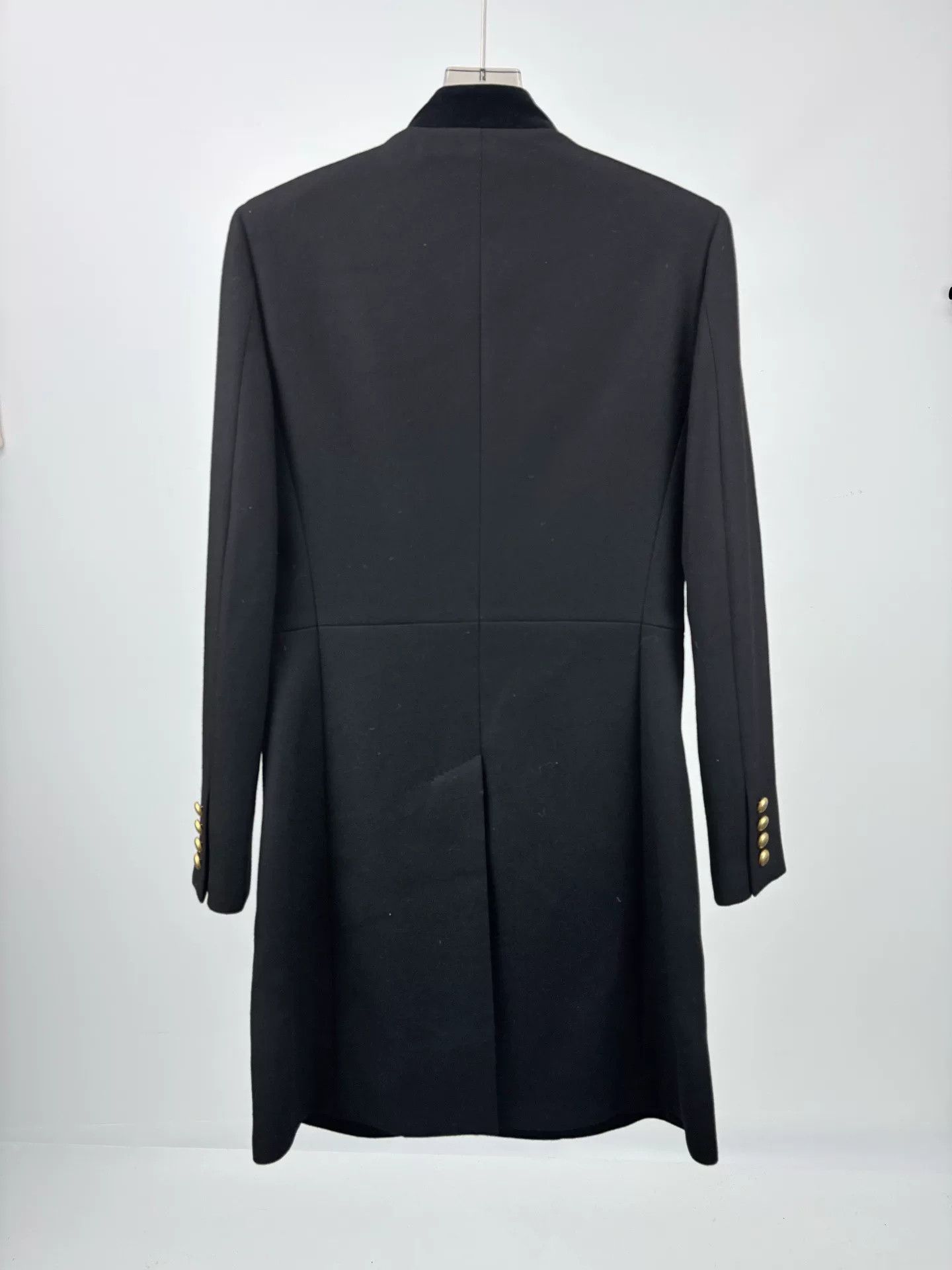 Saint Laurent Paris Saint Laurent Wool Court Collar Coat Size US S / EU 44-46 / 1 - 2 Thumbnail
