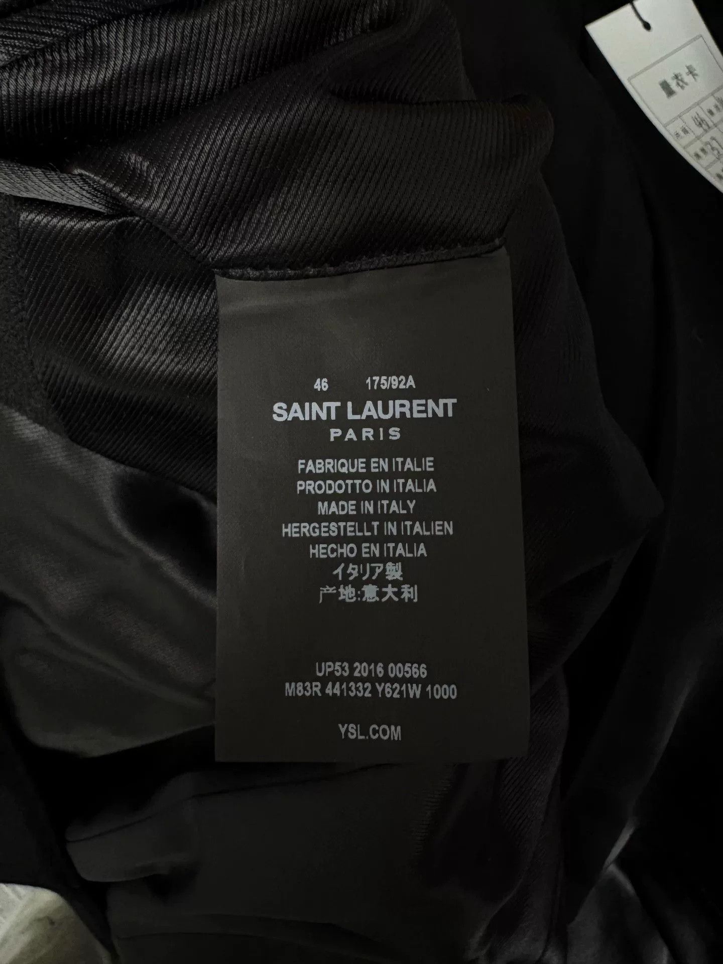 Saint Laurent Paris Saint Laurent Wool Court Collar Coat Size US S / EU 44-46 / 1 - 4 Thumbnail