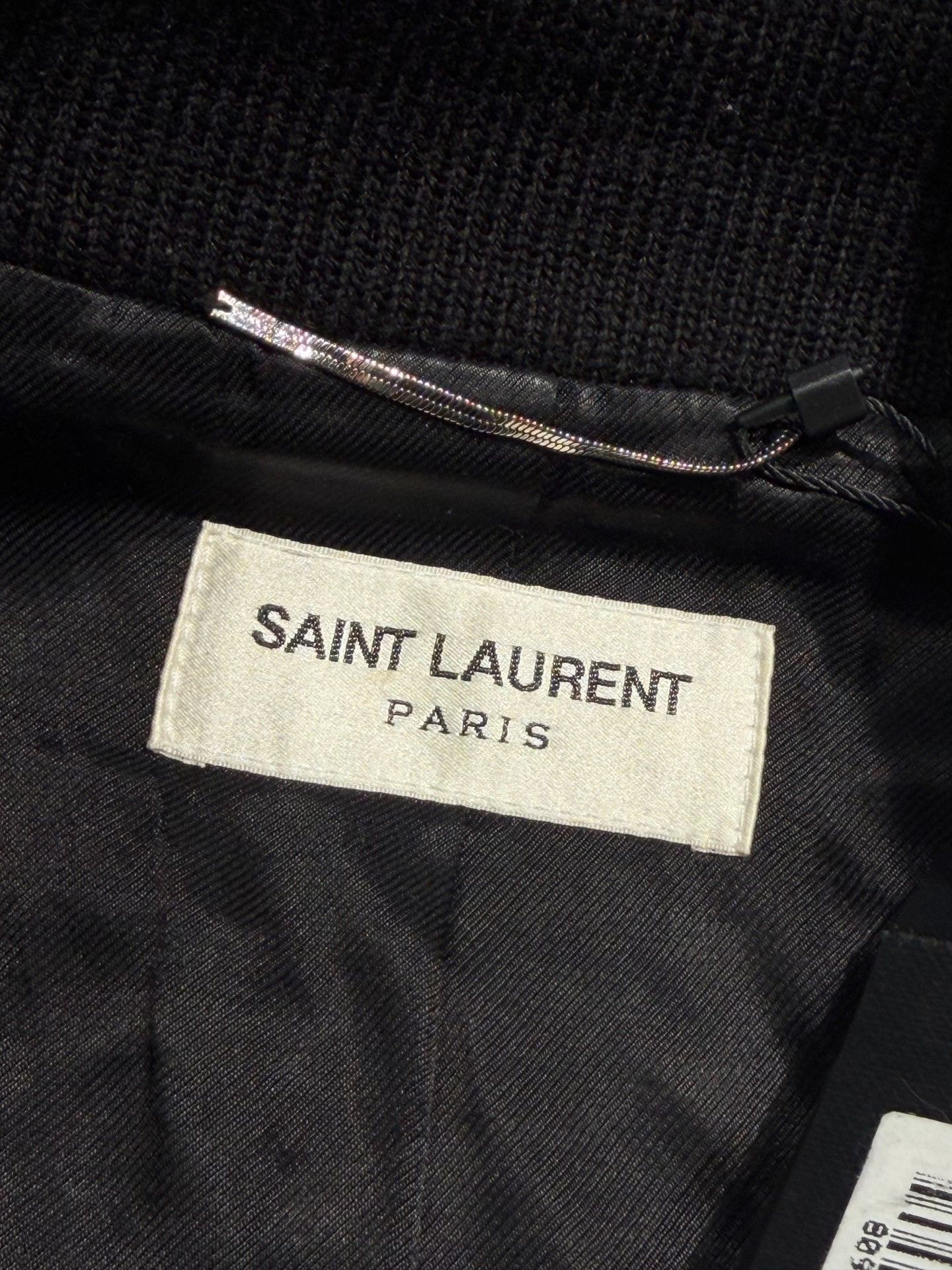 Saint Laurent Paris Saint Laurent Black White Varsity Jacket Size US M / EU 48-50 / 2 - 4 Thumbnail