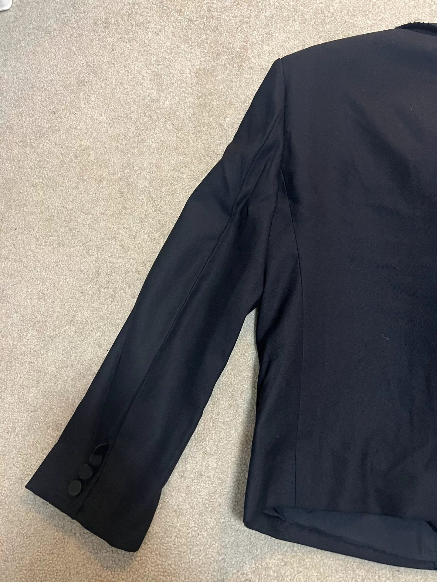 Saint Laurent Paris Saint Laurent Black Double-Breasted Blazer Size US L / EU 52-54 / 3 - 6 Thumbnail