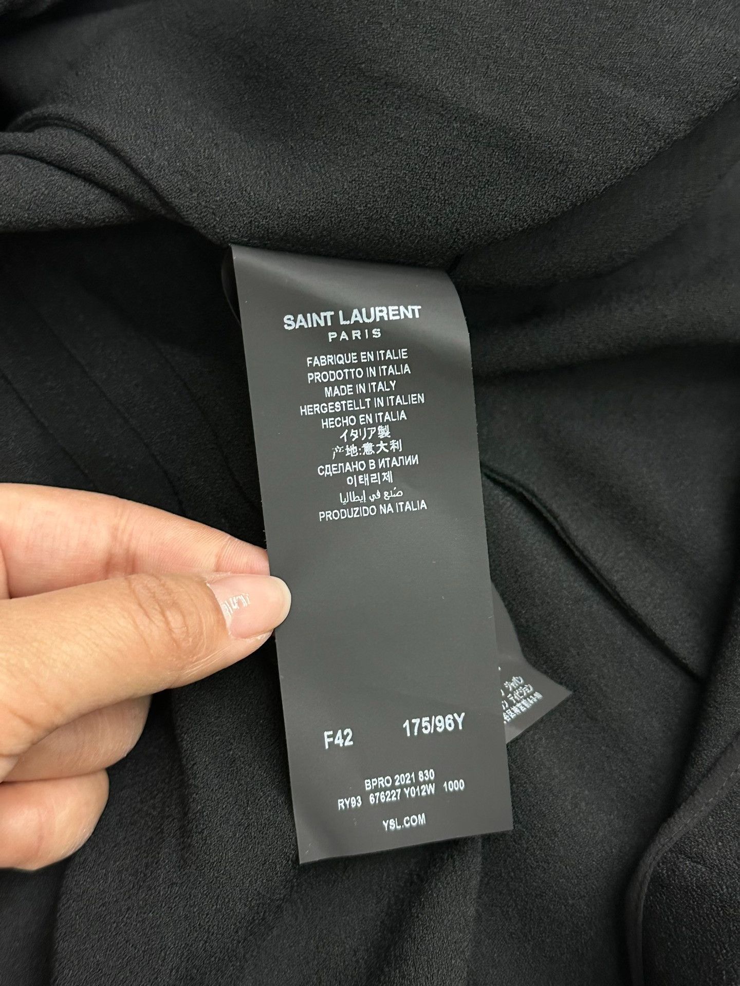 Saint Laurent Paris Saint Laurent Black Lace Collar Dress Size M / US 6-8 / IT 42-44 - 5 Thumbnail