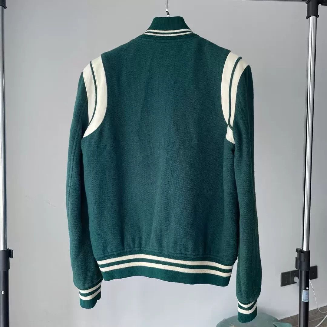 Saint Laurent Paris Saint Laurent Green Varsity Jacket Size US S / EU 44-46 / 1 - 2 Thumbnail