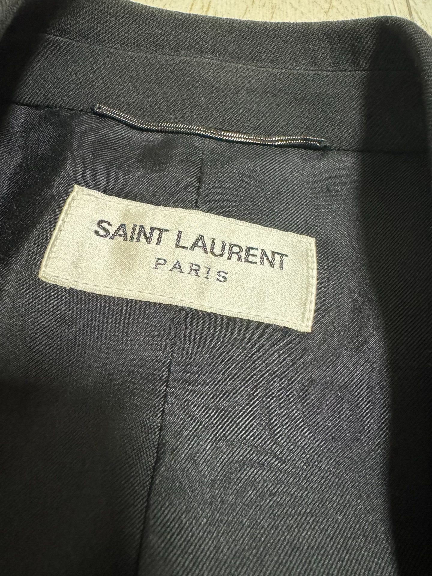 Saint Laurent Paris Saint Laurent Limited Runway Diamond Lapel Blazer Size US S / EU 44-46 / 1 - 4 Thumbnail
