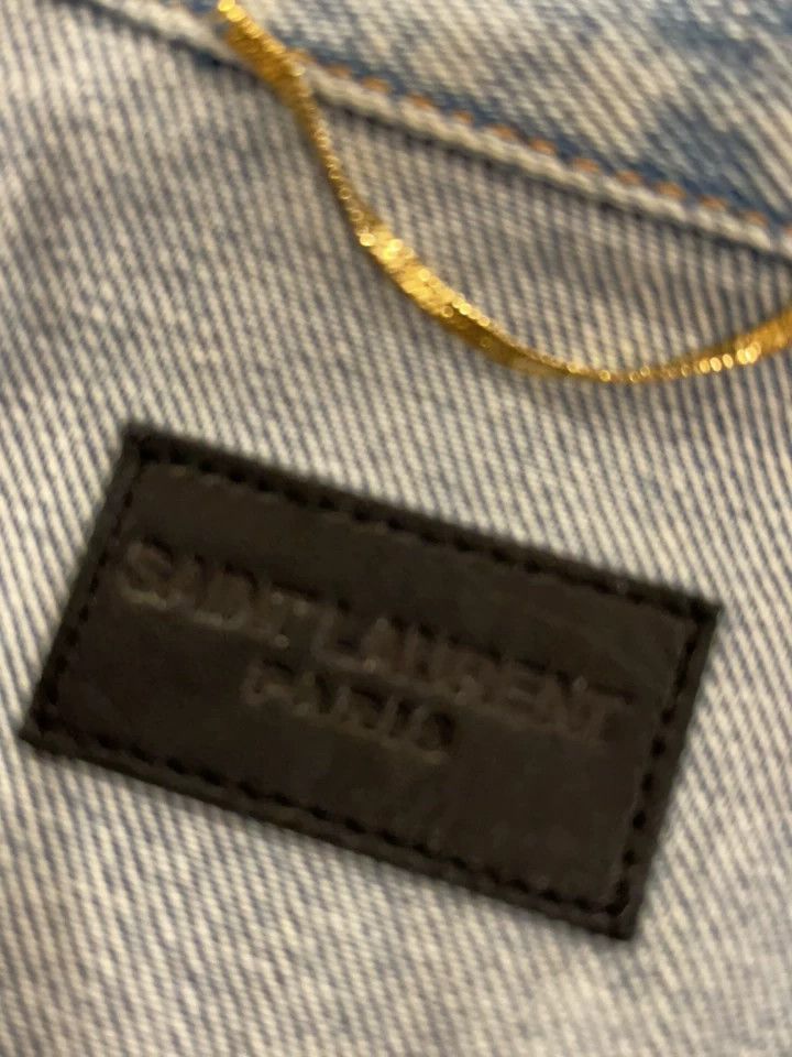 Saint Laurent Paris Saint Laurent Paris Denim Jacket Size US S / EU 44-46 / 1 - 3 Thumbnail