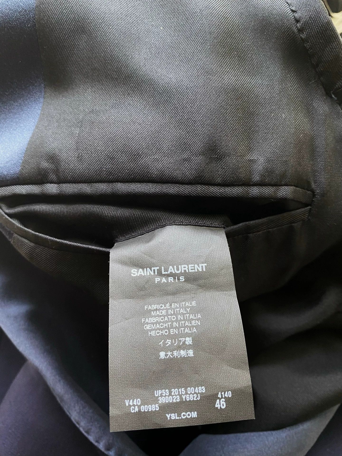 Saint Laurent Paris Saint Laurent 15FW Purple Blazer Size US S / EU 44-46 / 1 - 3 Thumbnail