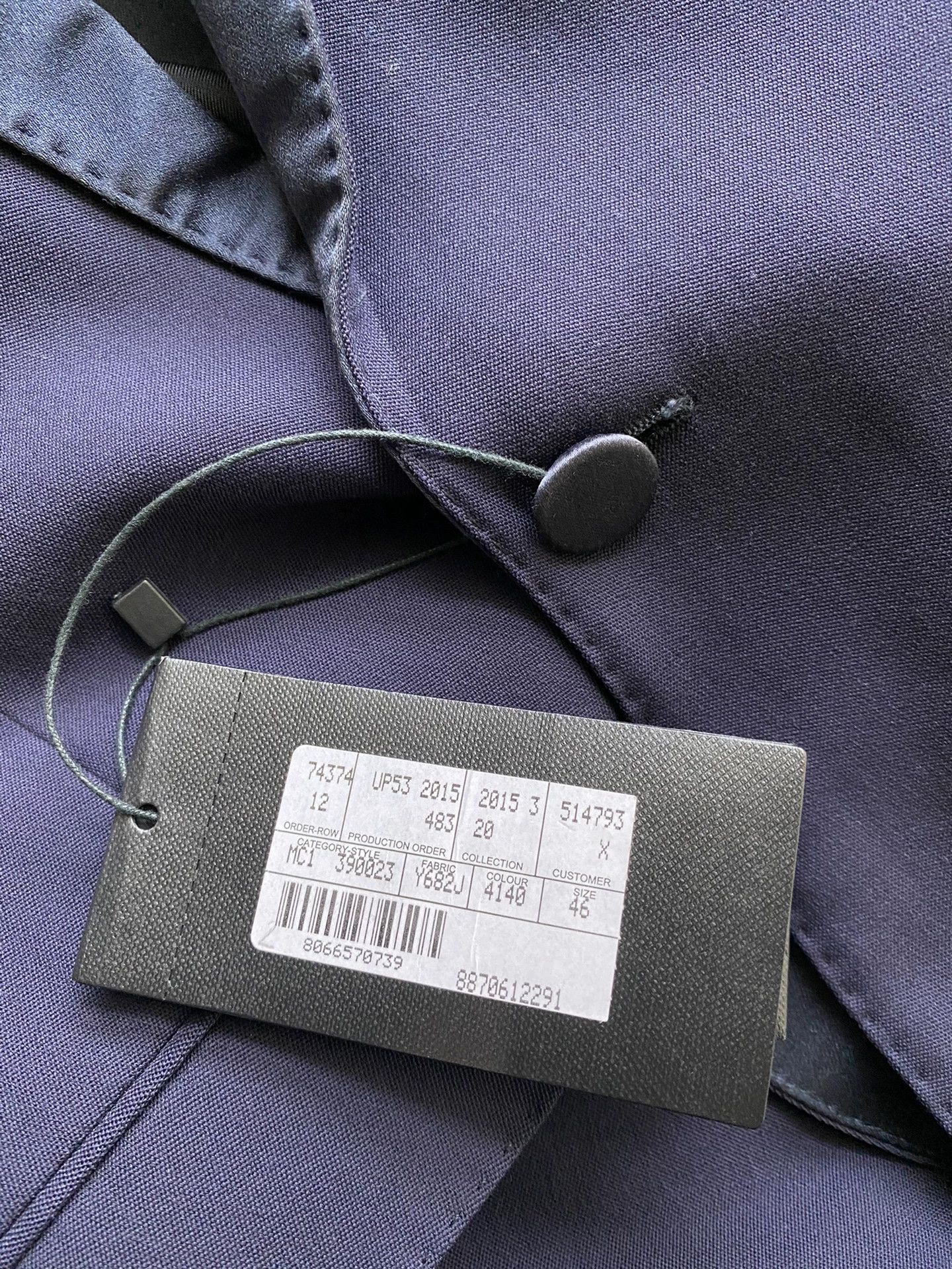 Saint Laurent Paris Saint Laurent 15FW Purple Blazer Size US S / EU 44-46 / 1 - 4 Thumbnail