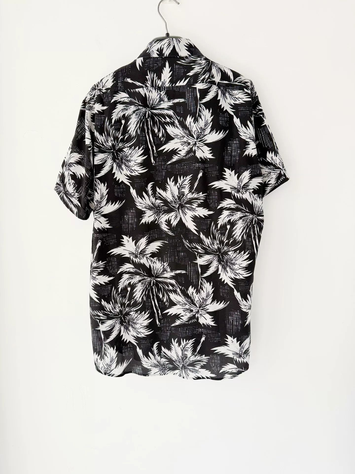Saint Laurent Paris Saint Laurent 2014ss Black Silk Shirt Size US M / EU 48-50 / 2 - 5 Thumbnail