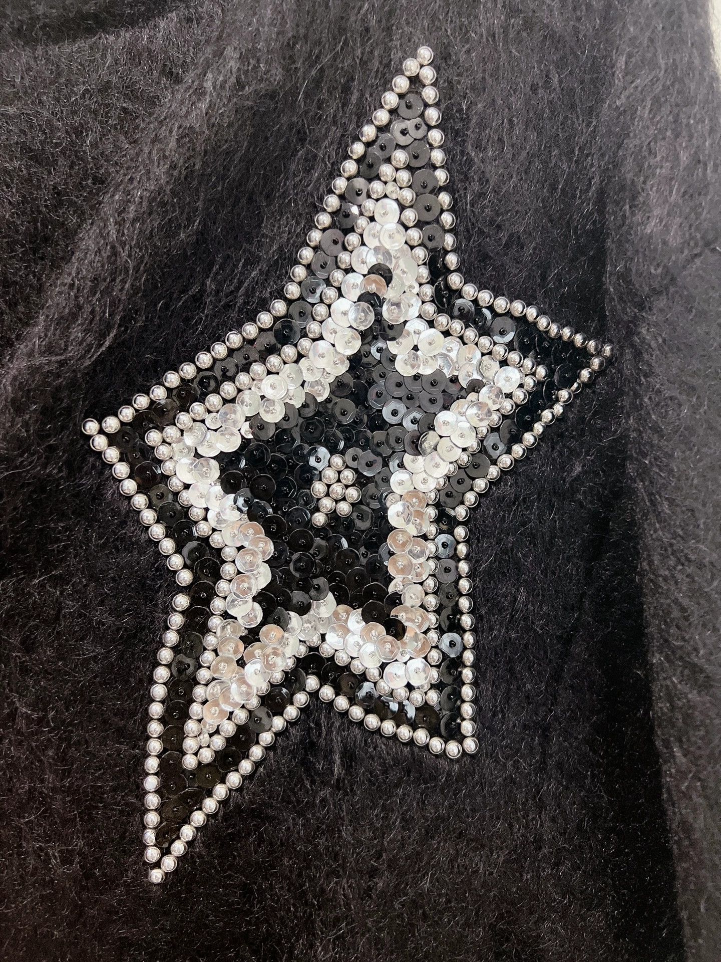 Saint Laurent Paris Saint Laurent Batwing Sequin Star Sweater Size M / US 6-8 / IT 42-44 - 3 Thumbnail