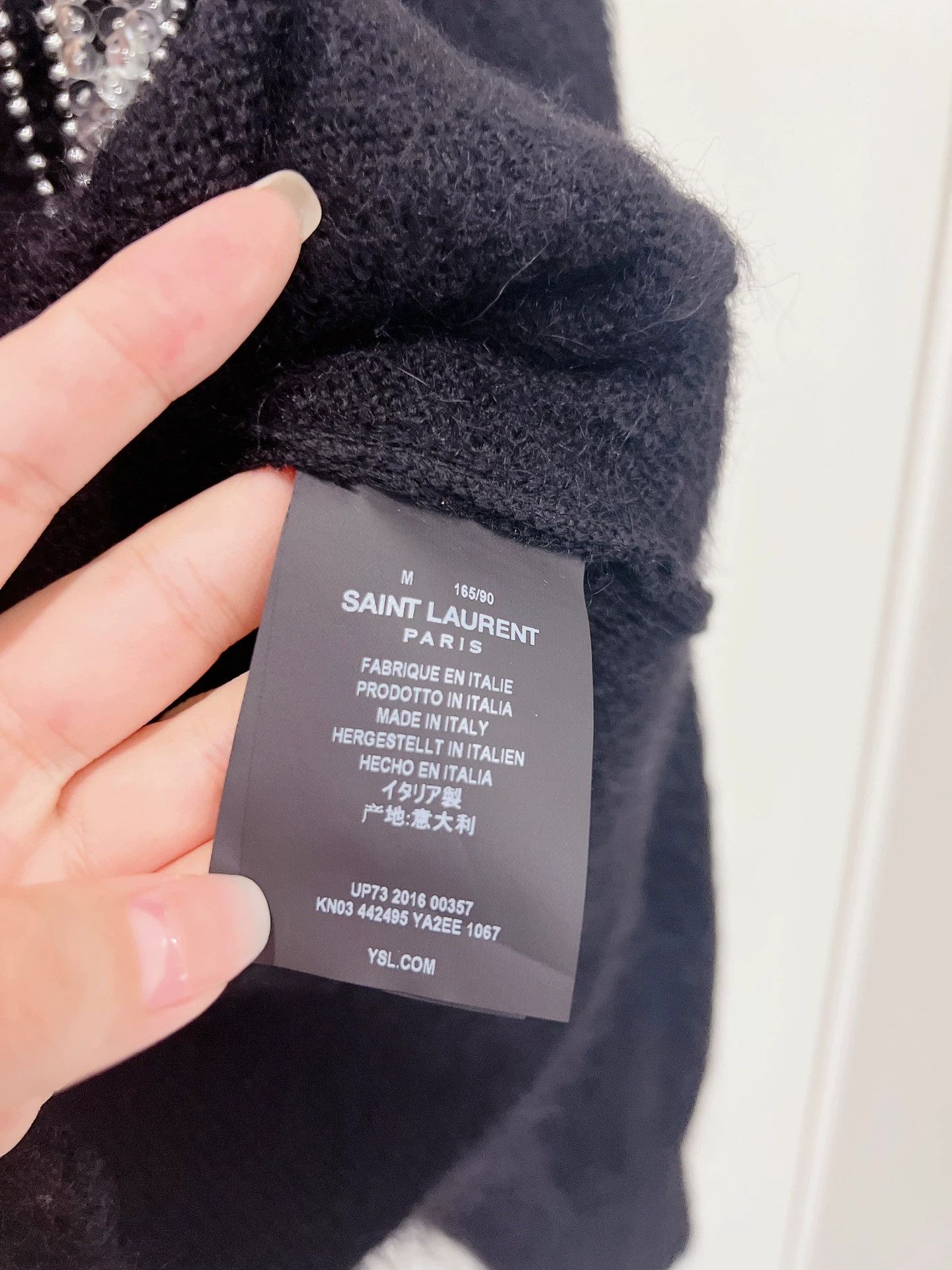 Saint Laurent Paris Saint Laurent Batwing Sequin Star Sweater Size M / US 6-8 / IT 42-44 - 8 Thumbnail